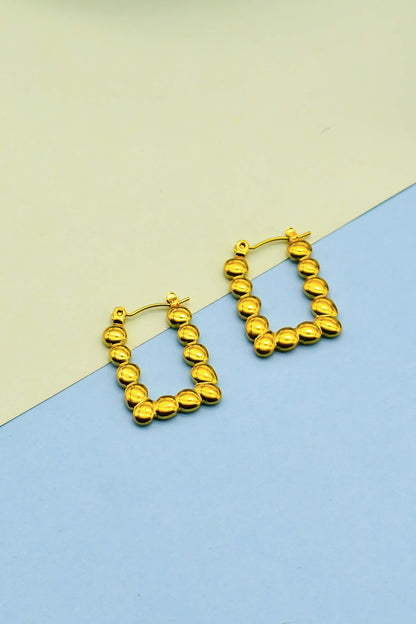 Bubble Square Hoops