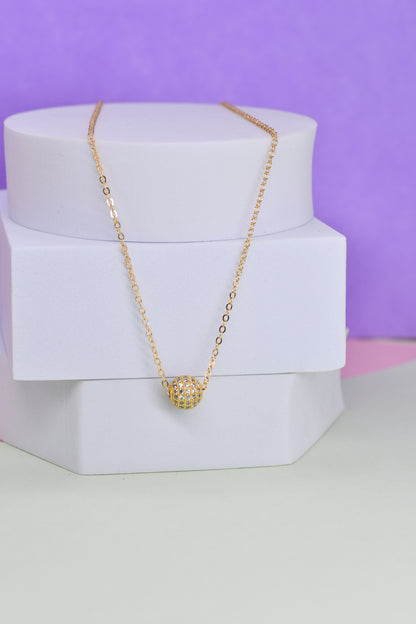 CZ Ball Necklace