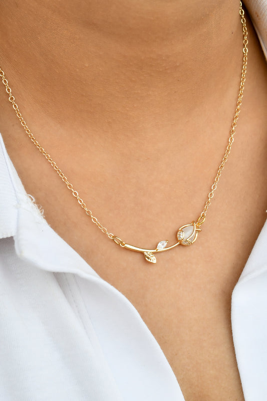 Rose Chain Necklace