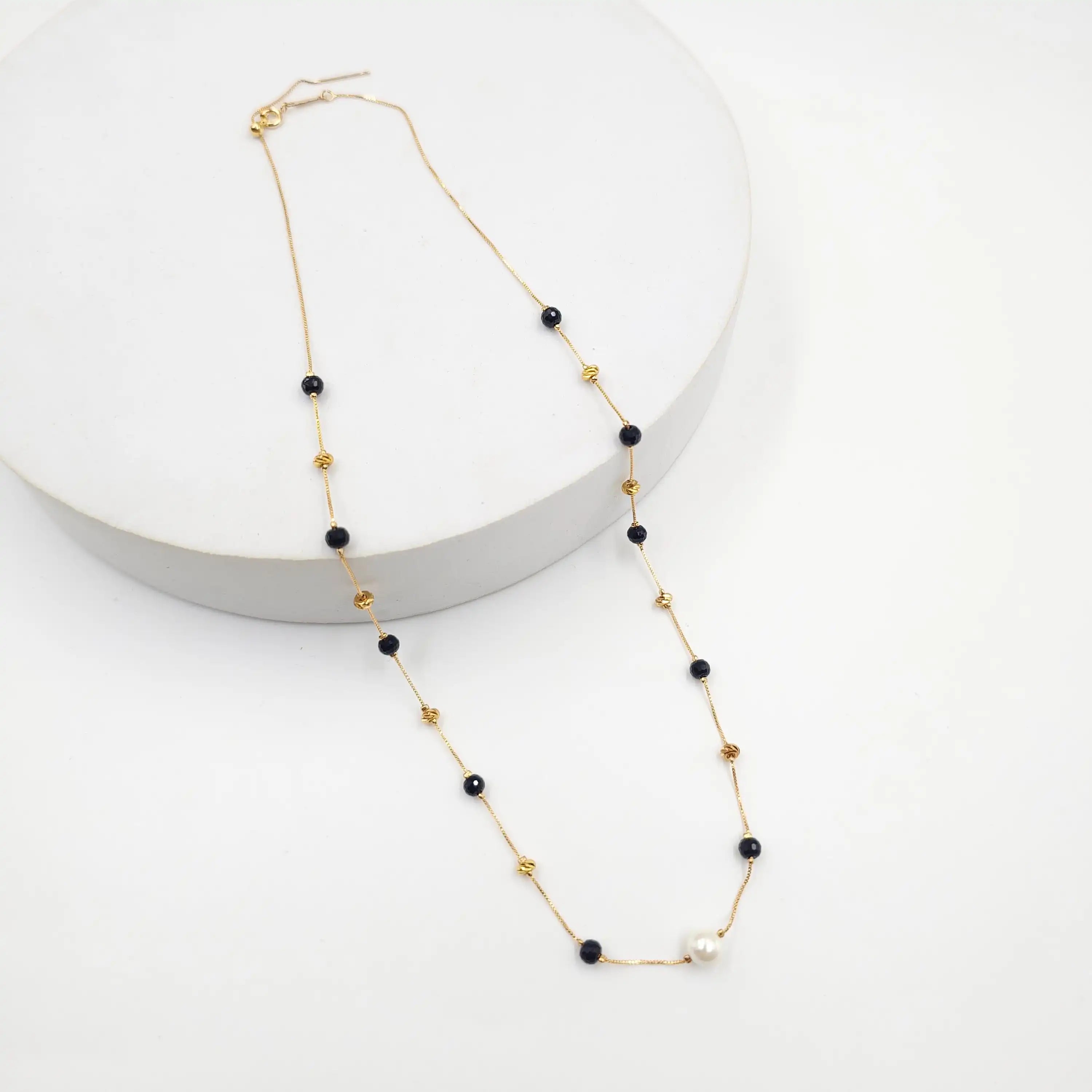 Dainty MS Bead And Pearl Set