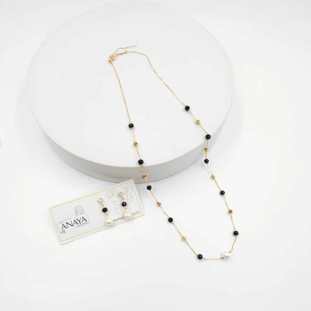 Dainty MS Bead And Pearl Set