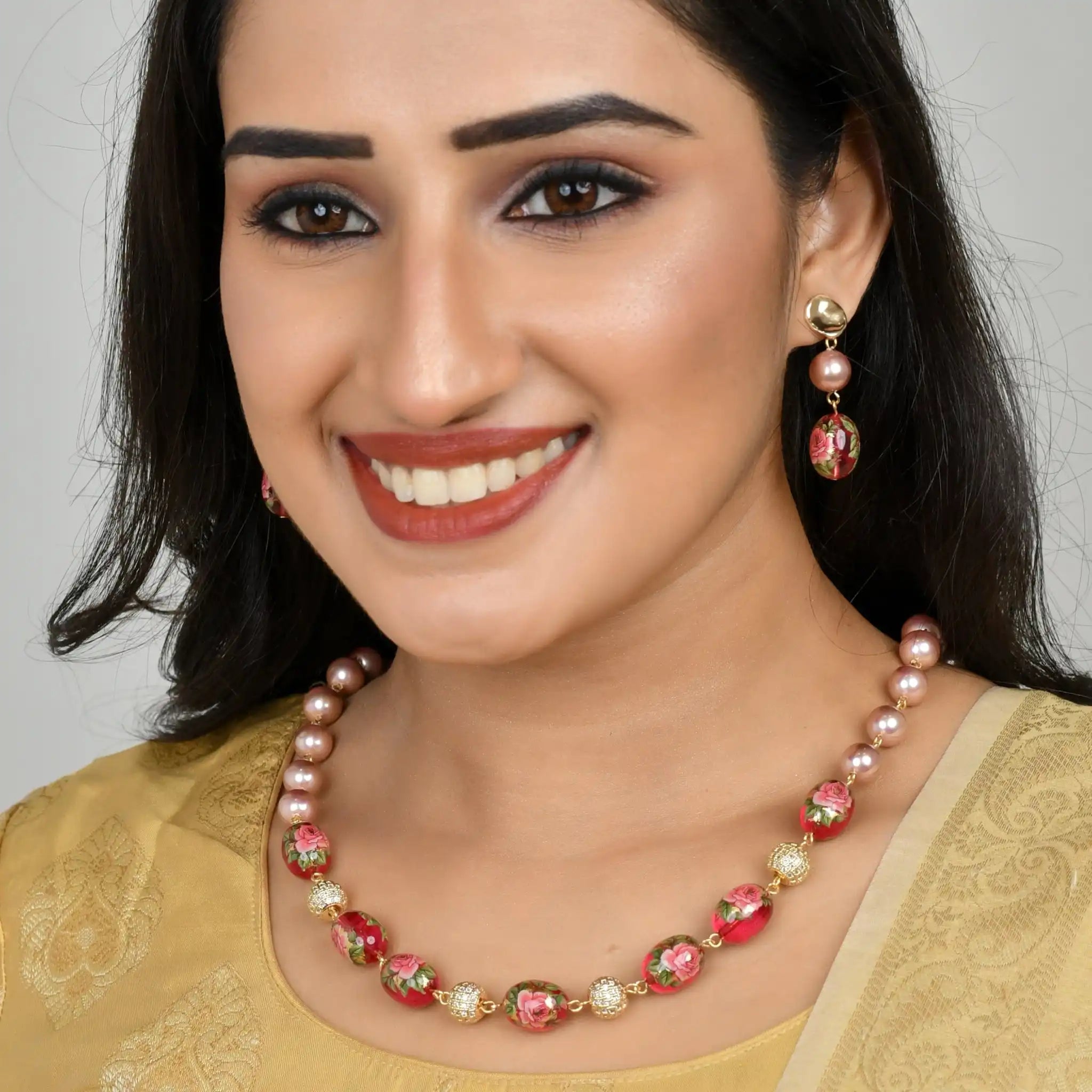 Floral Elegance Pearl Set