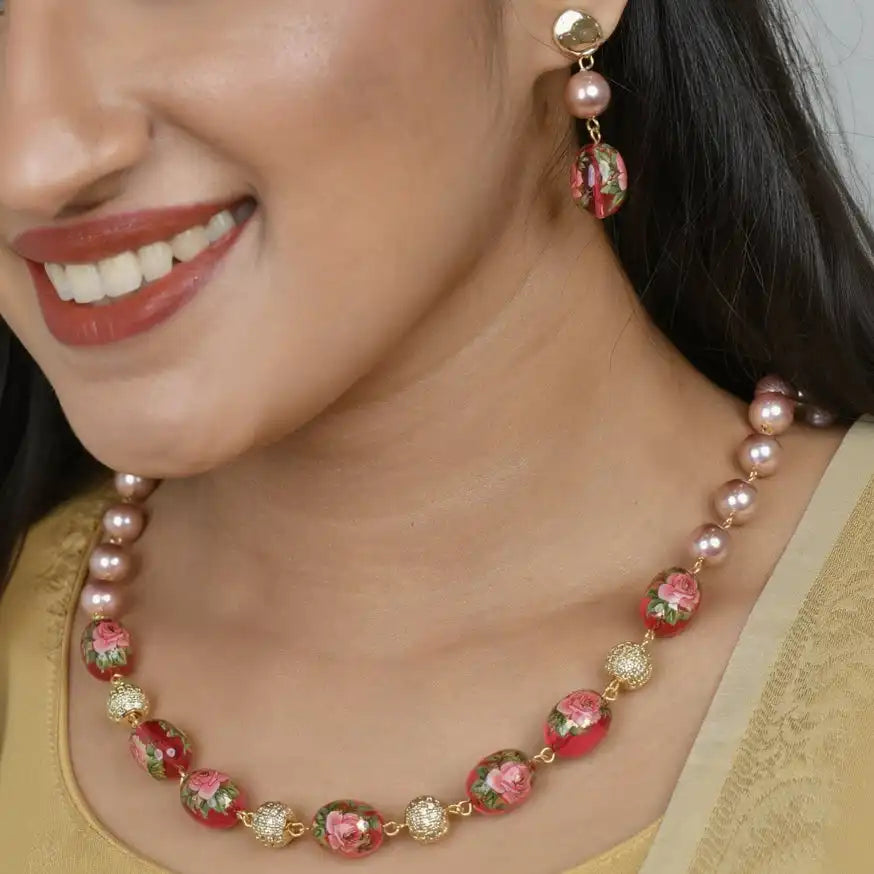 Floral Elegance Pearl Set