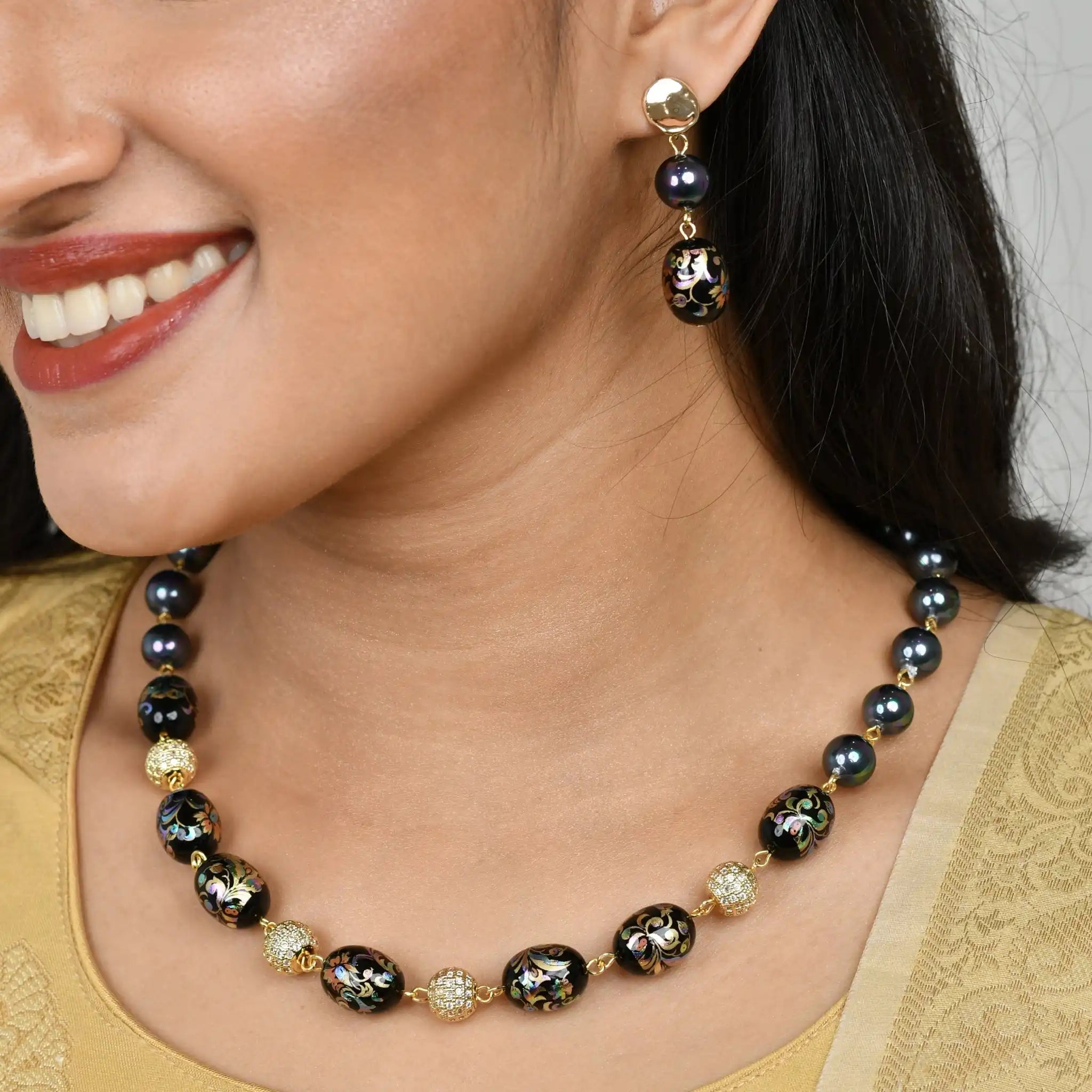 Floral Elegance Pearl Set