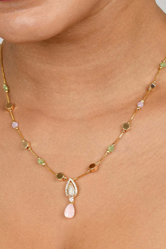 Delicate Petal Dainty Necklace