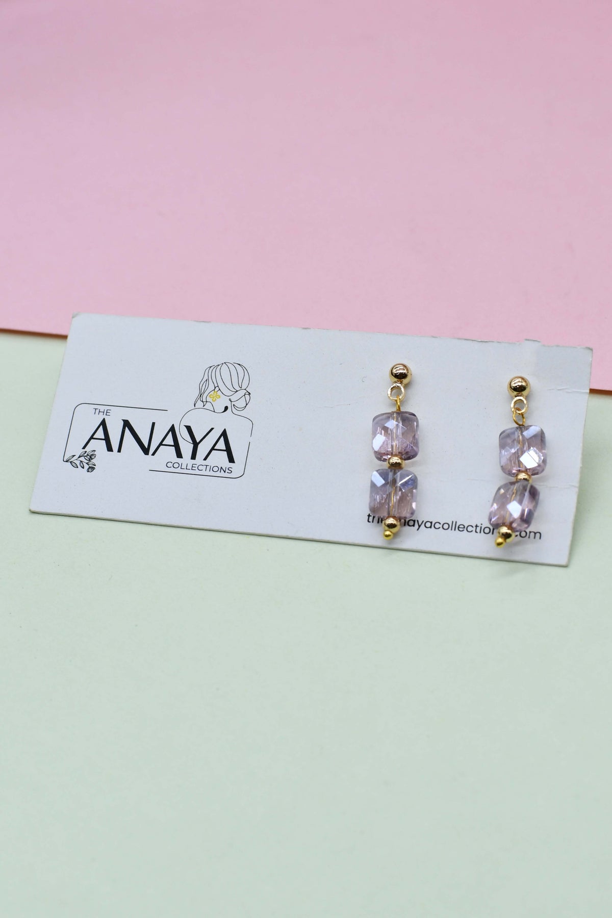 Ethereal Square Dainty Earrings