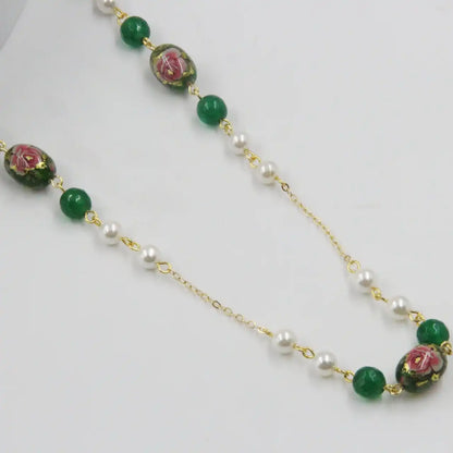 Blooming Floral Pearl Set