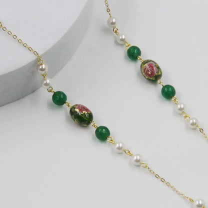 Blooming Floral Pearl Set