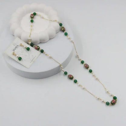 Blooming Floral Pearl Set