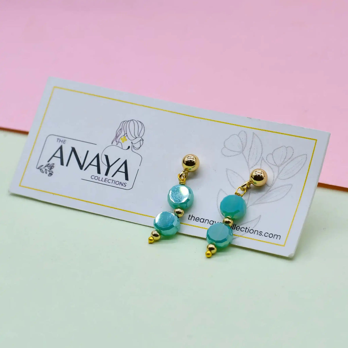 Flat Round Dainty Earrings