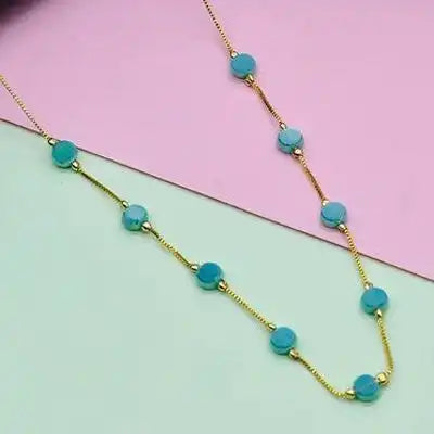 Flat Round Dainty Necklace