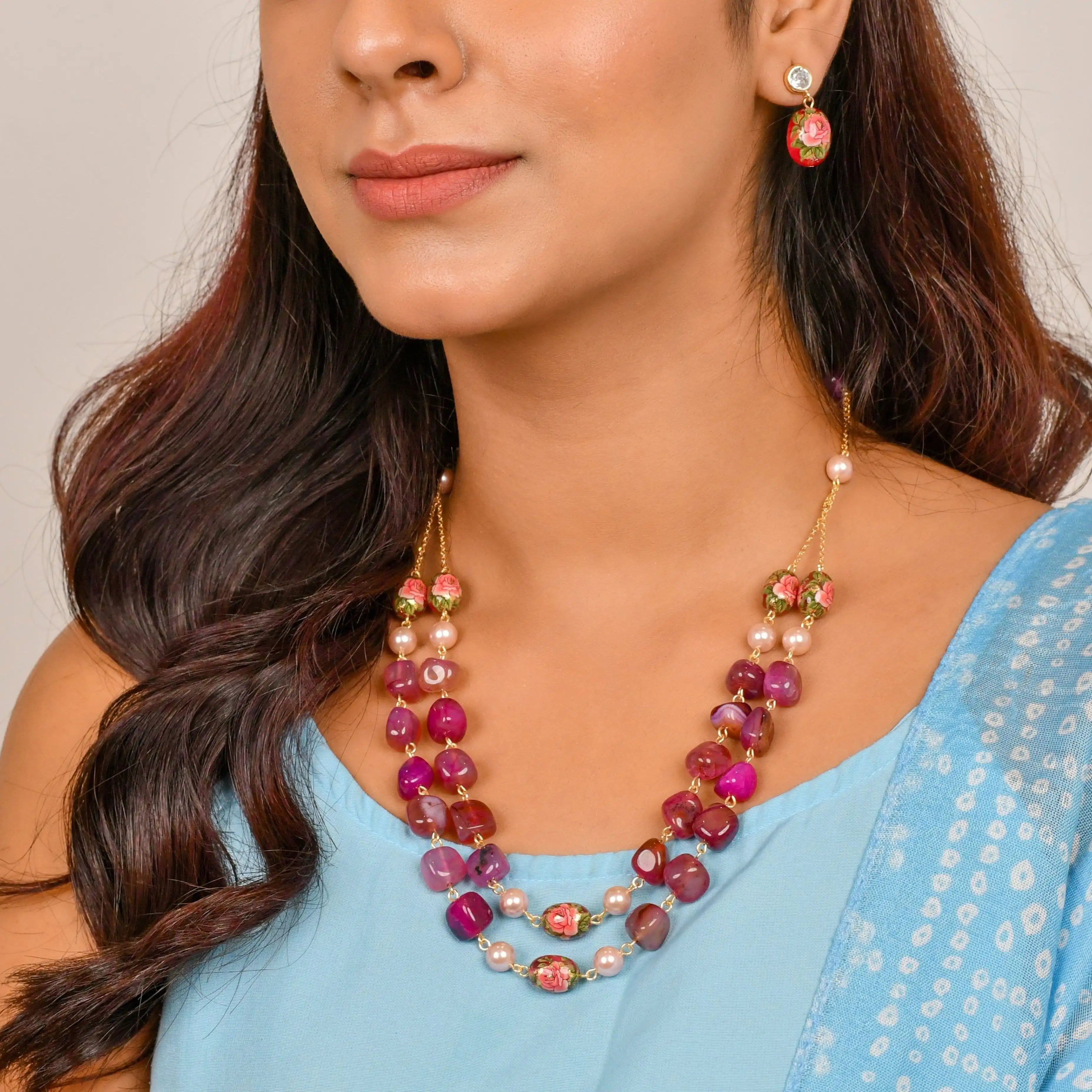 Floral Beads Elegance Set