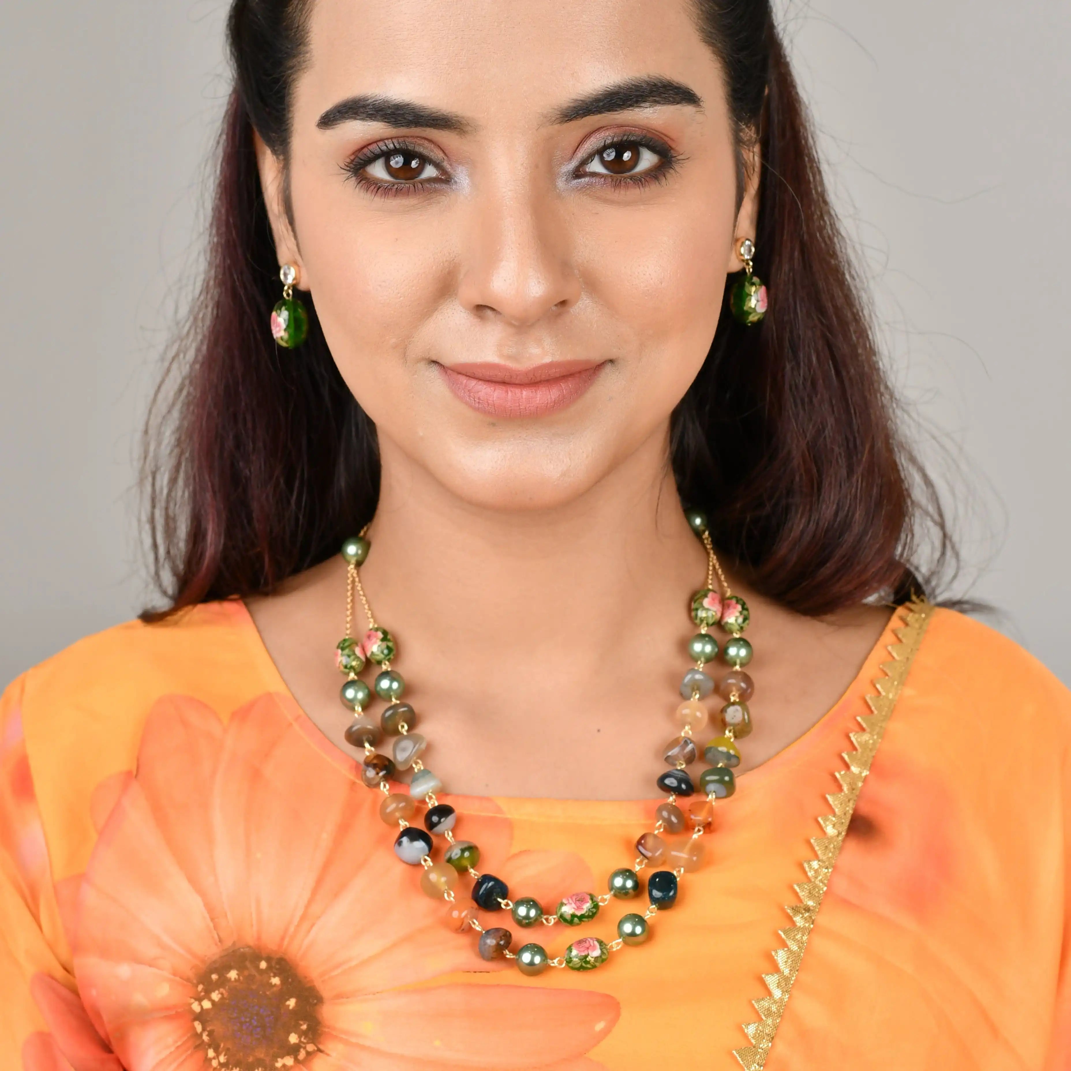 Floral Beads Elegance Set