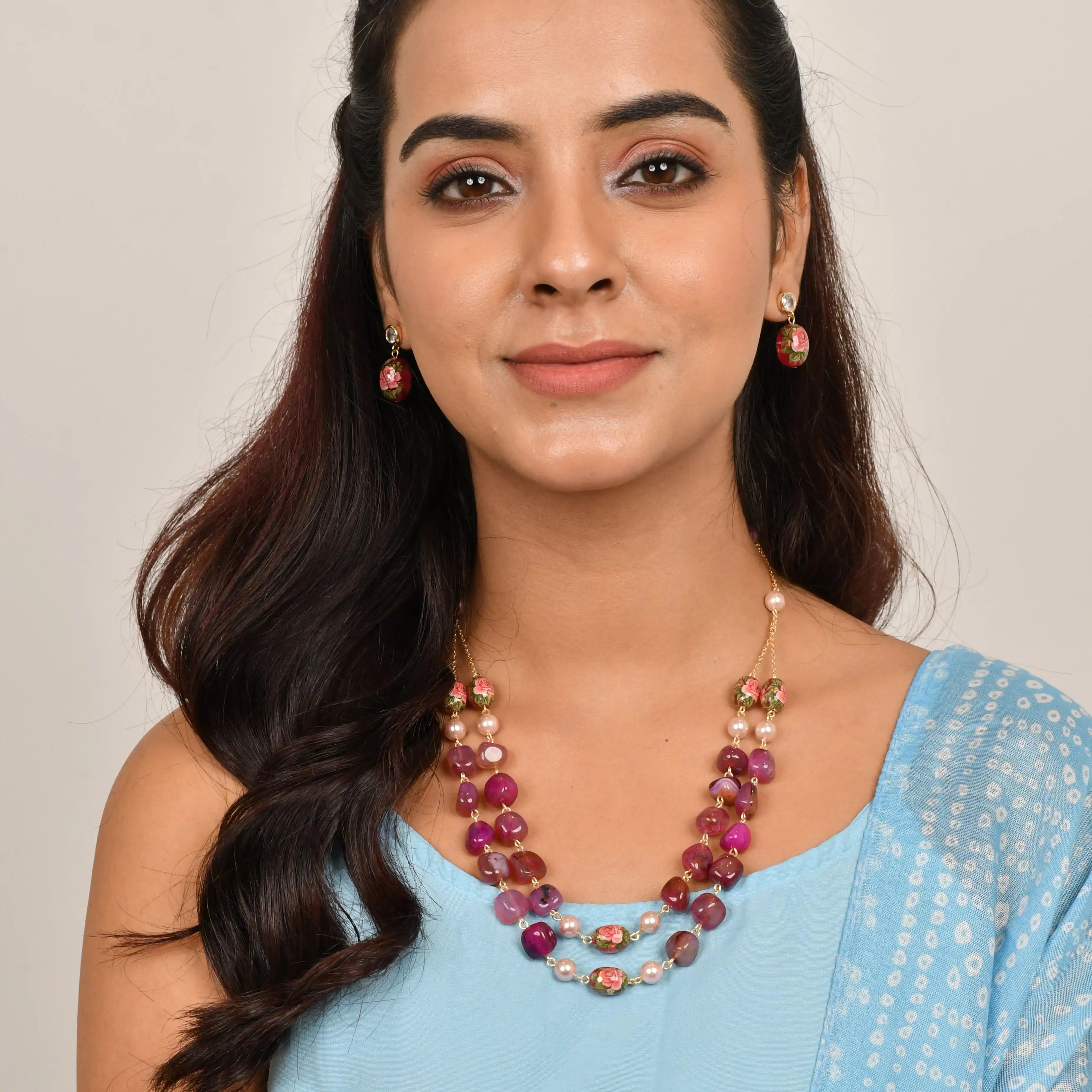 Floral Beads Elegance Set