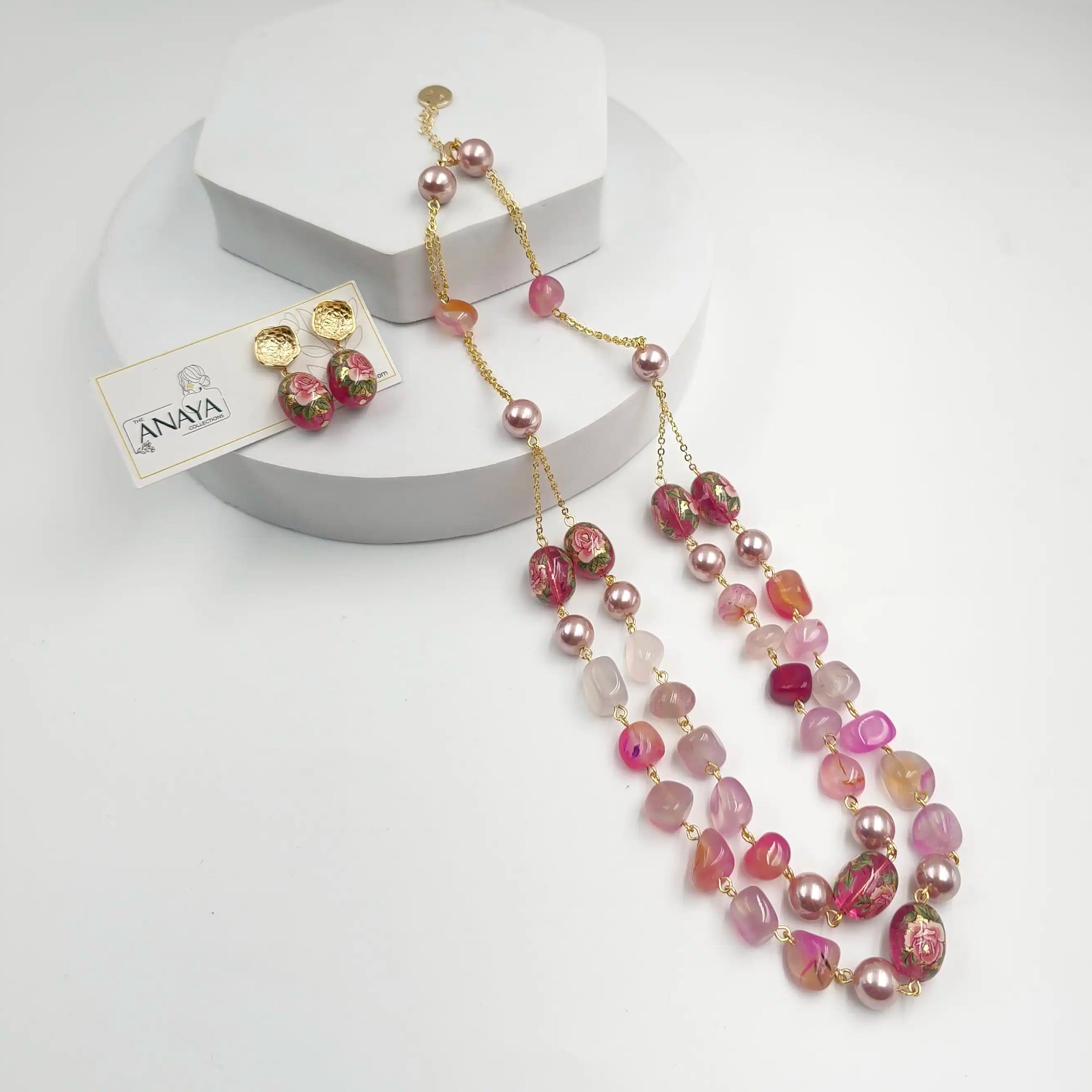 Floral Beads Elegance Set