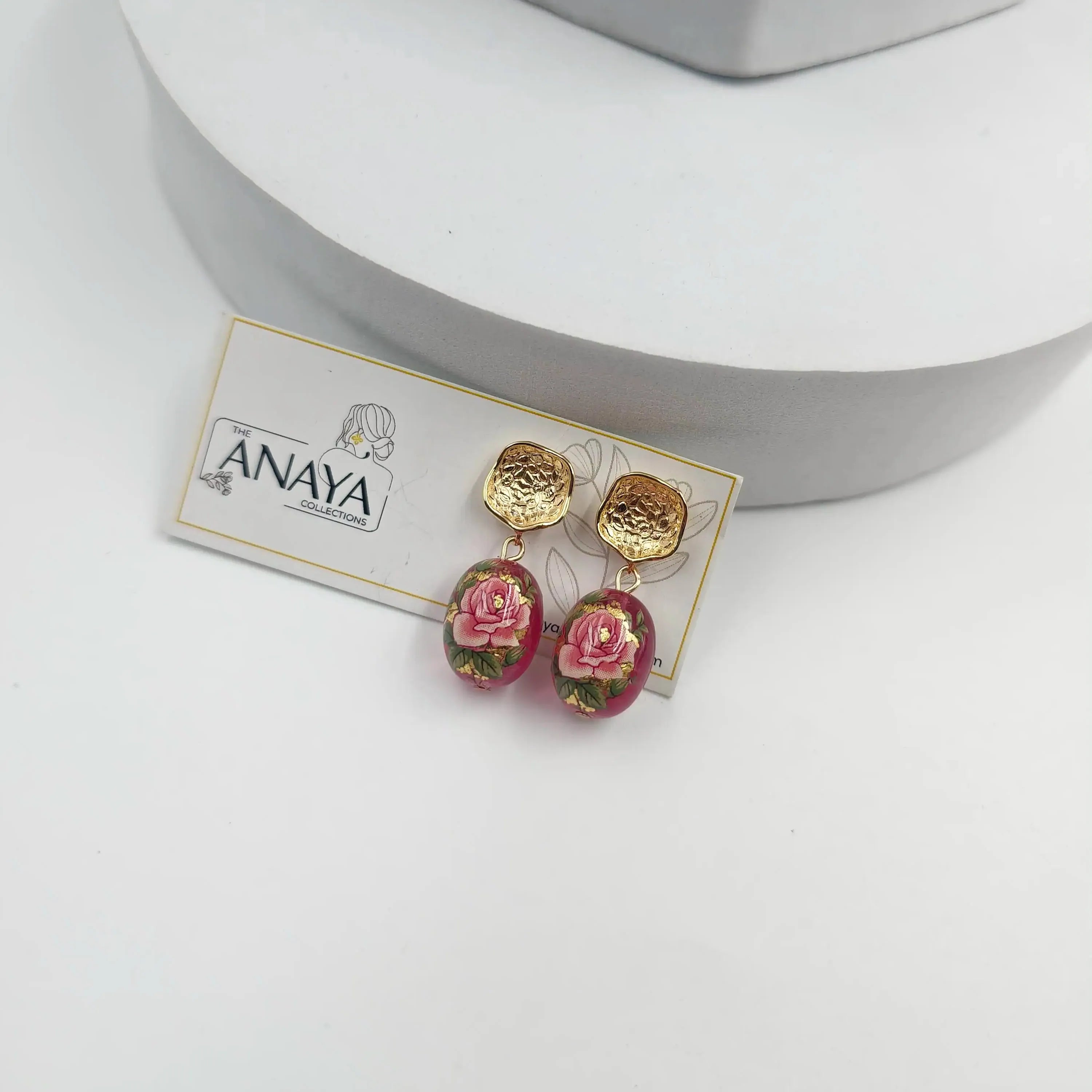 Floral Beads Elegance Earrings