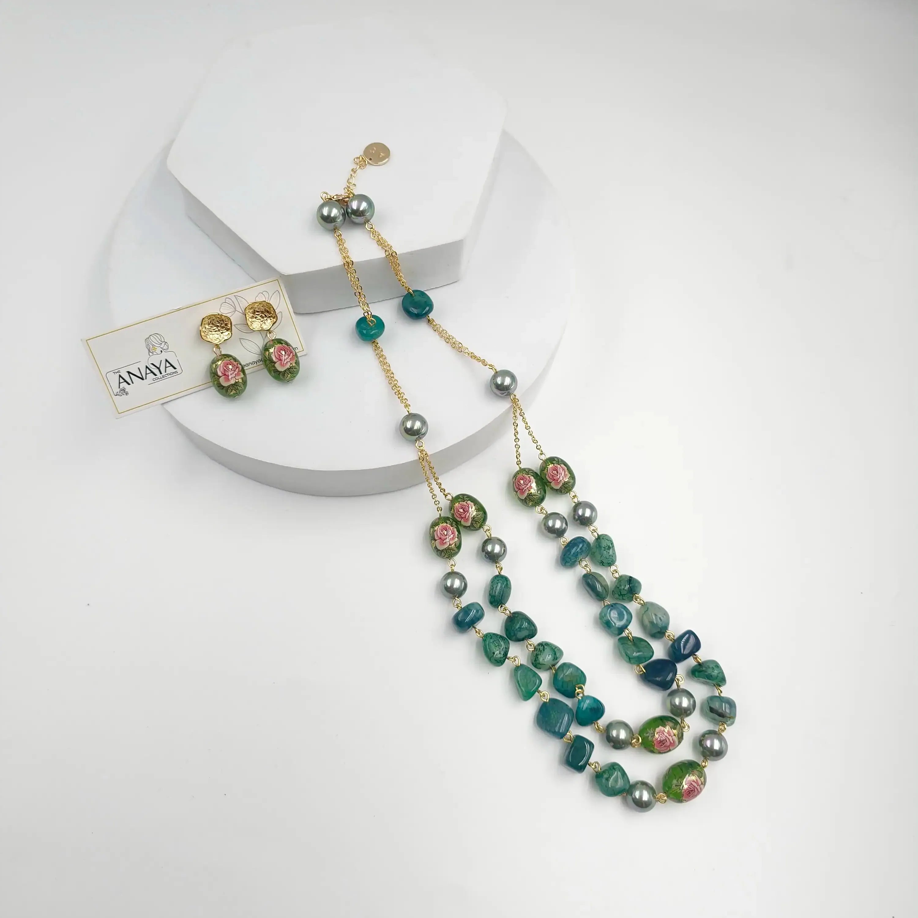 Floral Beads Elegance Set