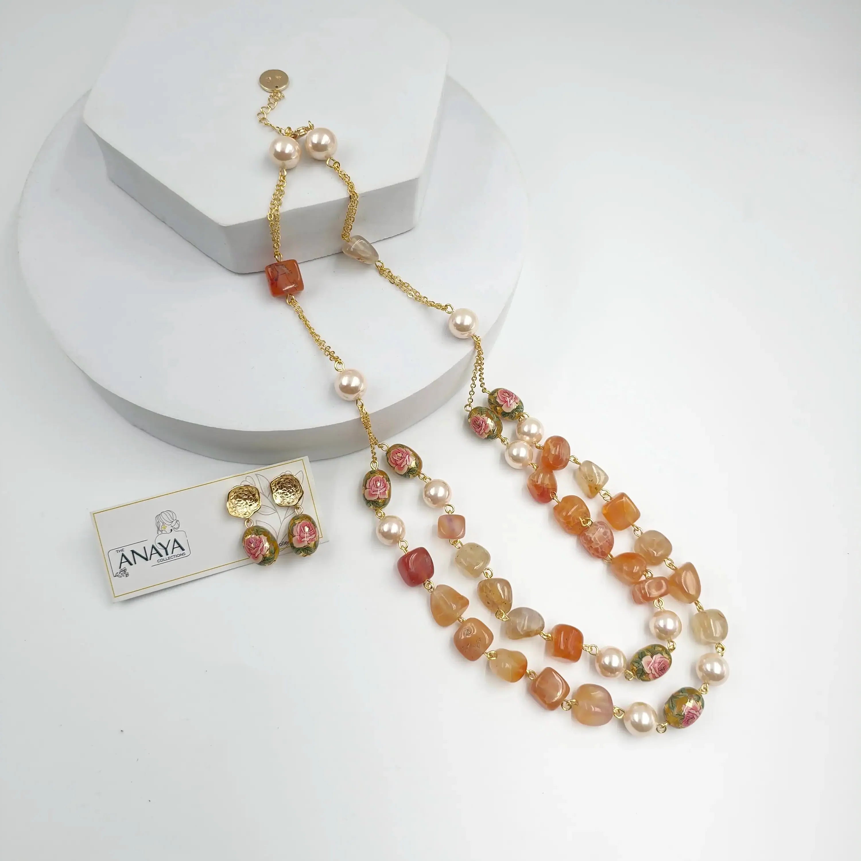 Floral Beads Elegance Set