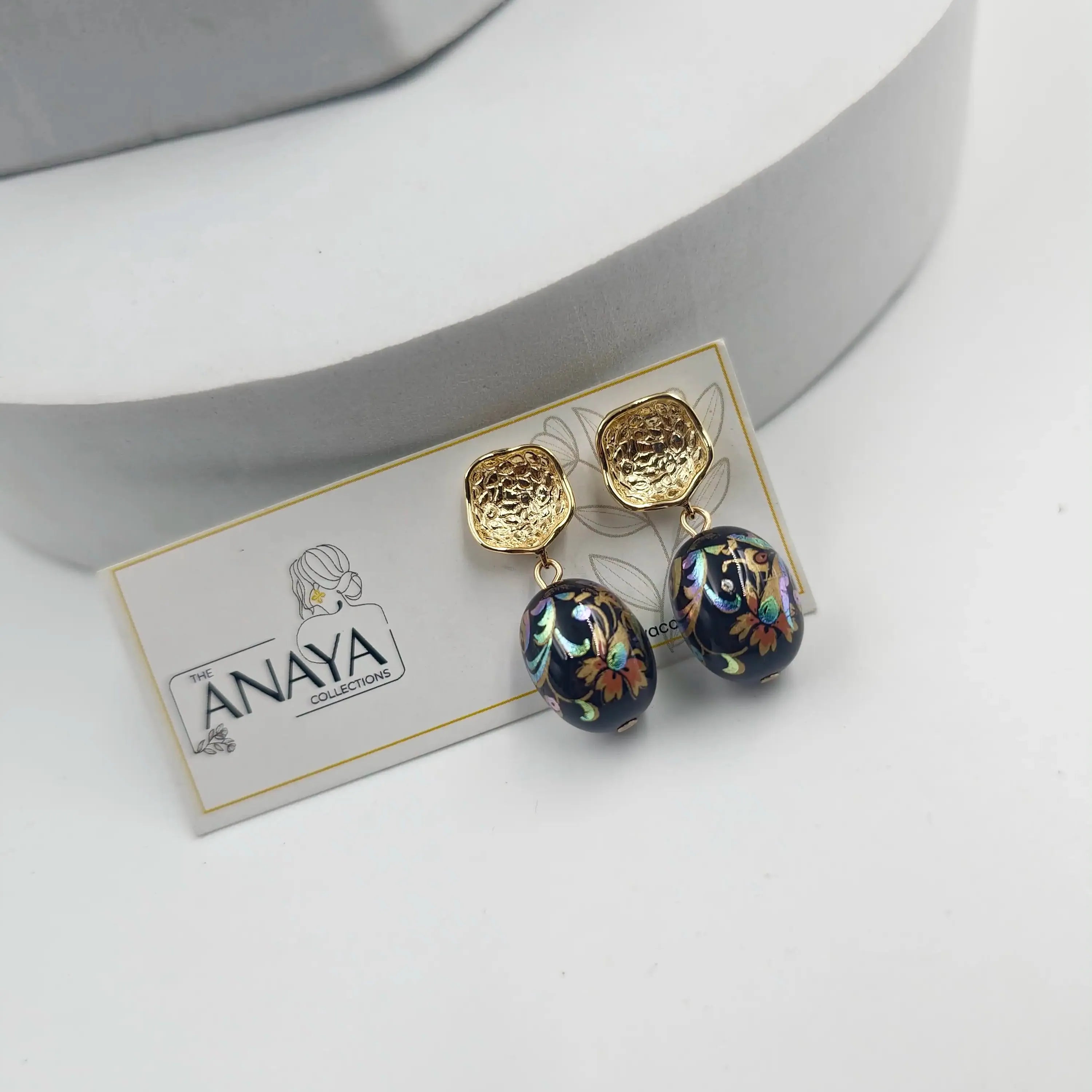 Floral Beads Elegance Earrings
