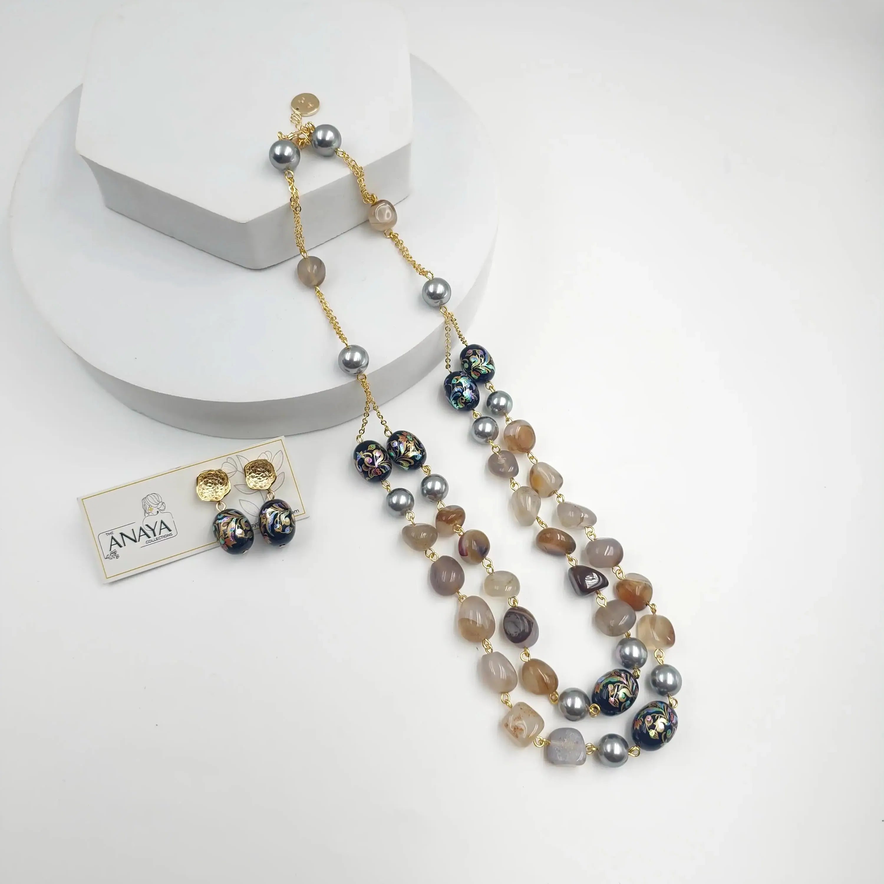 Floral Beads Elegance Set