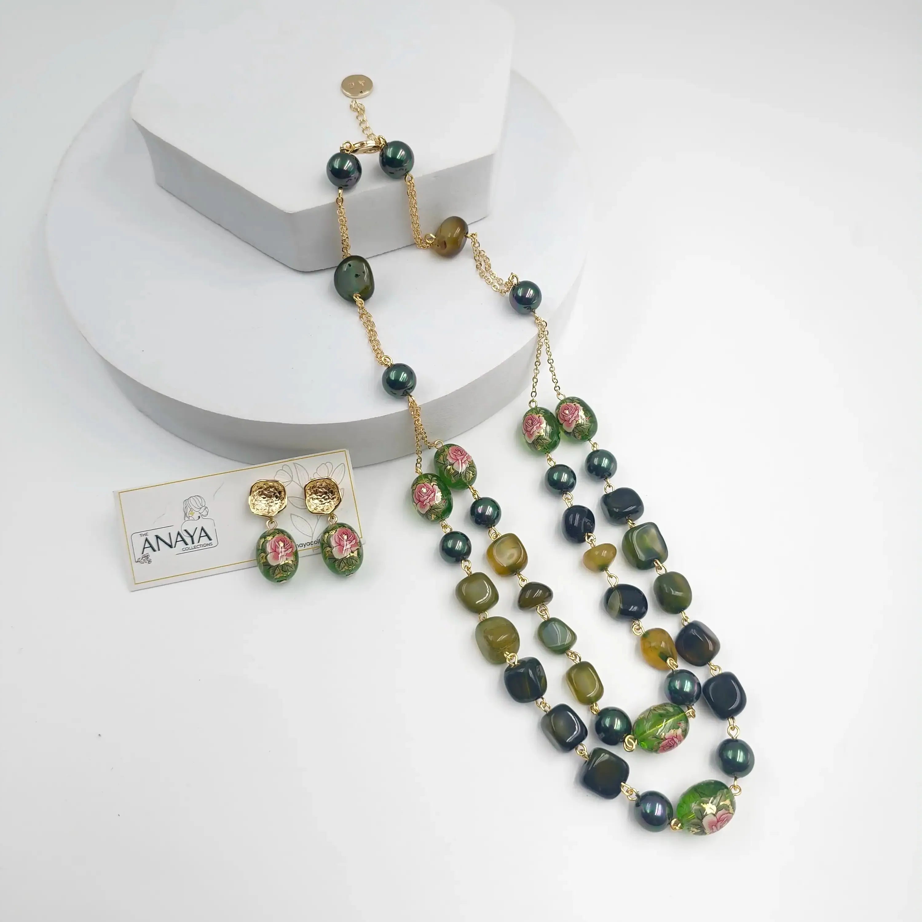 Floral Beads Elegance Set