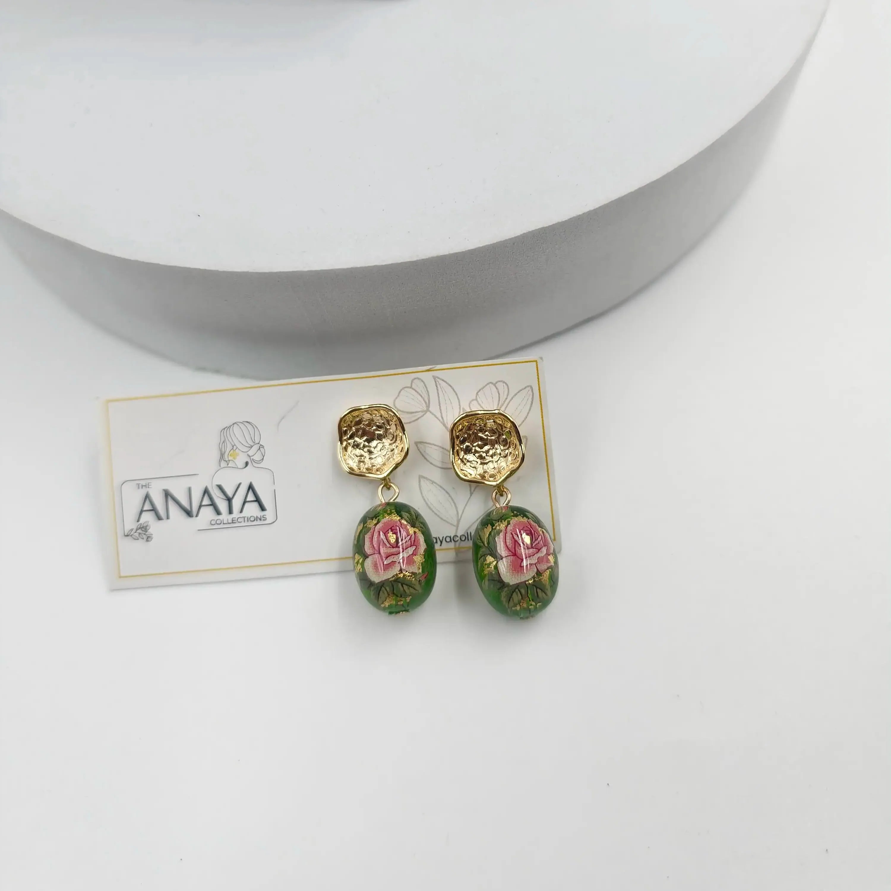 Floral Beads Elegance Earrings