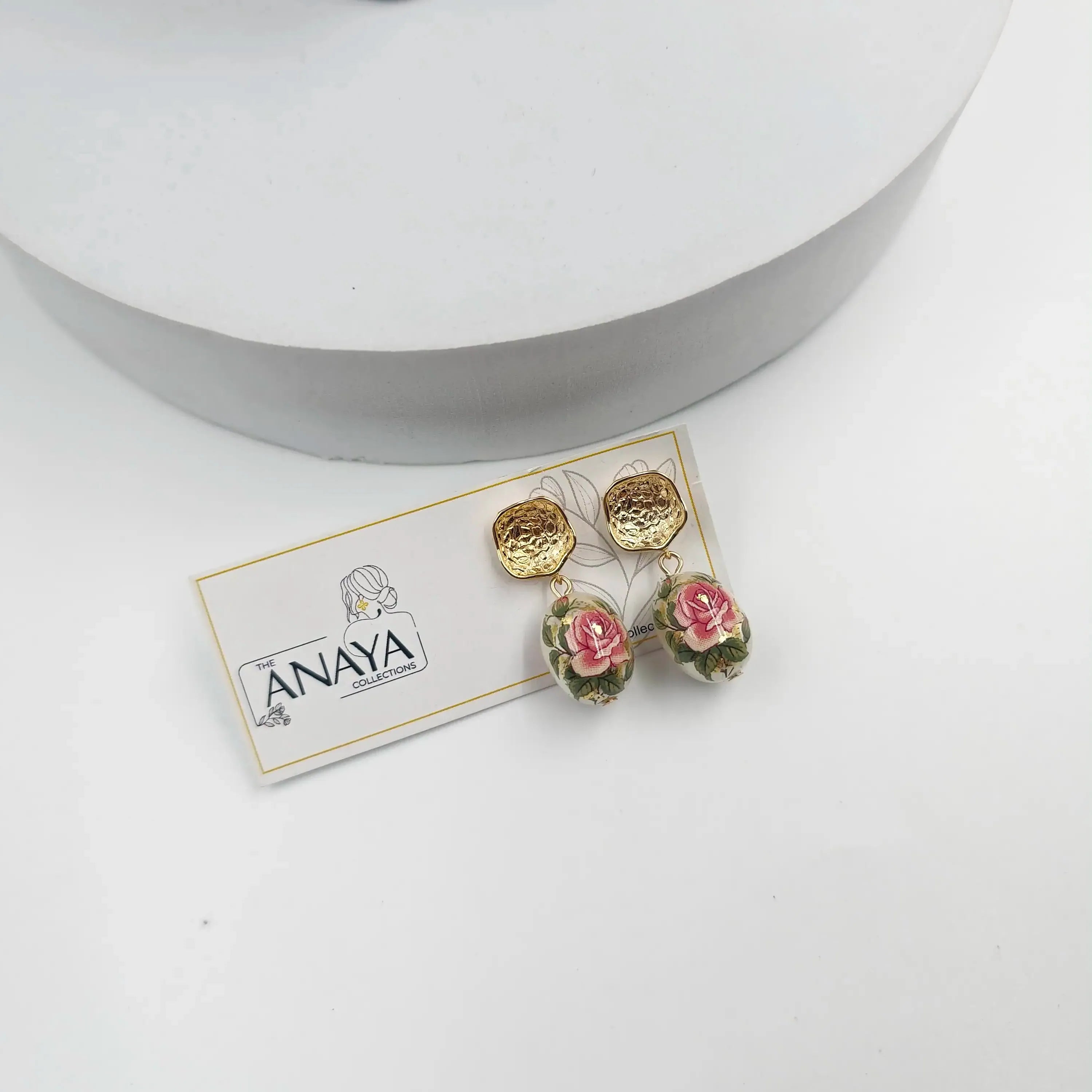 Floral Beads Elegance Earrings