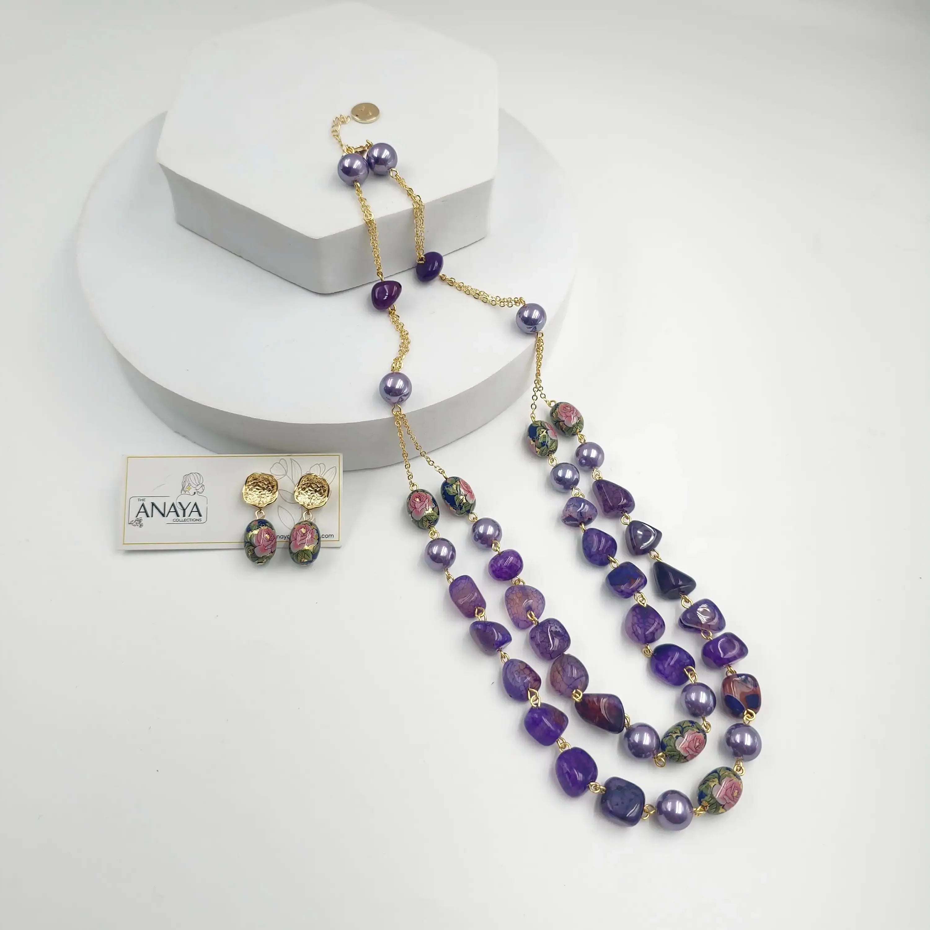 Floral Beads Elegance Set