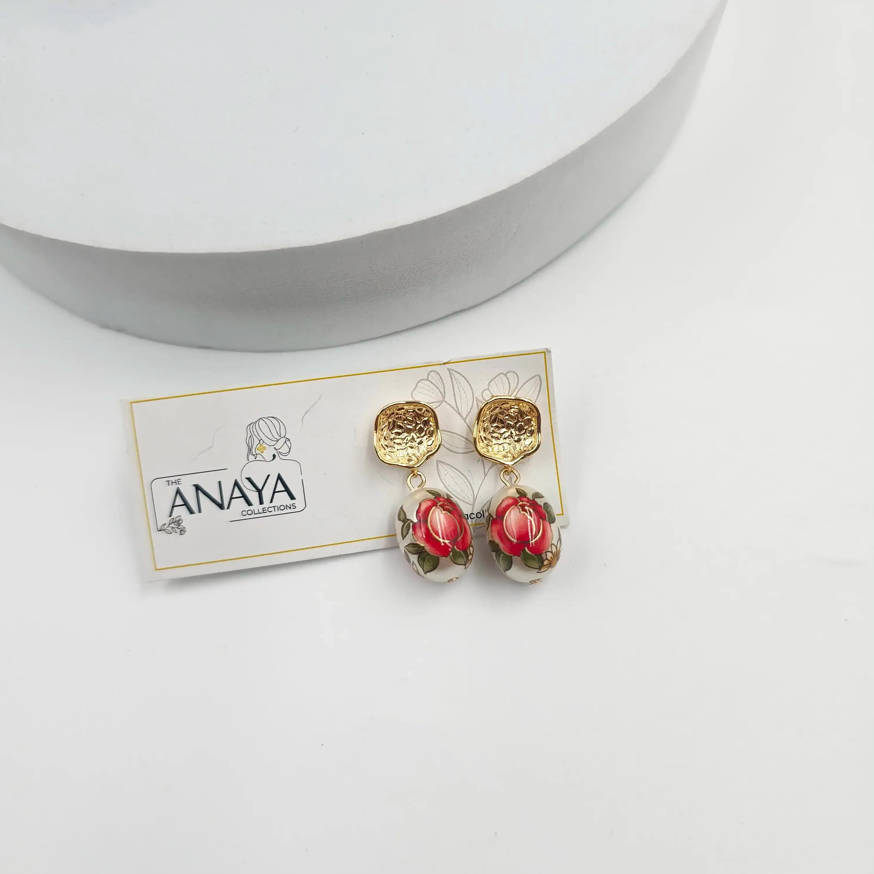 Floral Beads Elegance Earrings