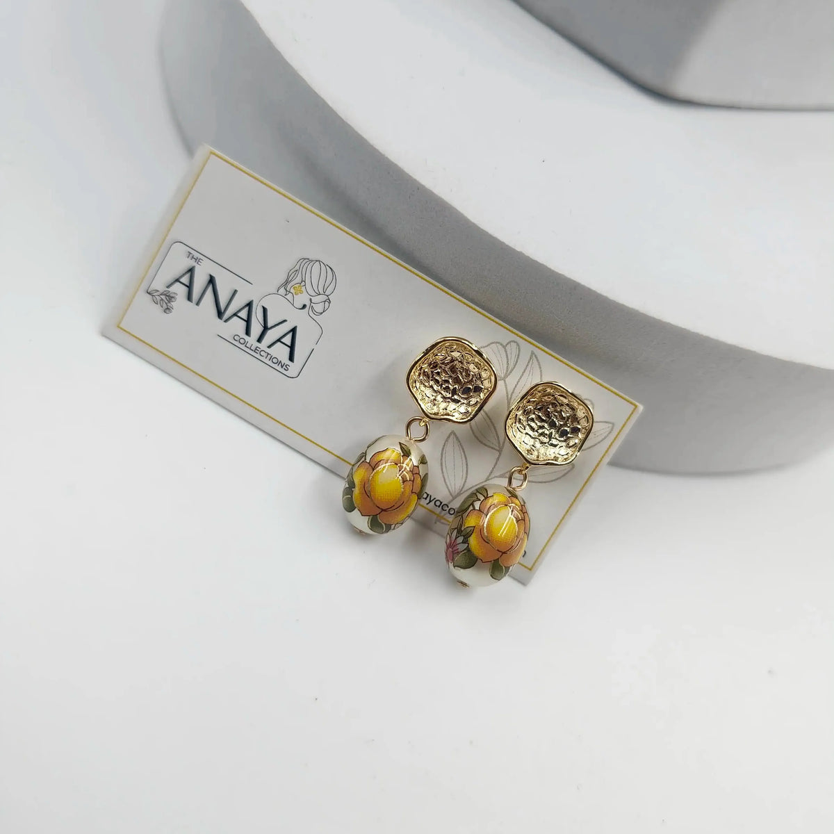 Floral Beads Elegance Earrings