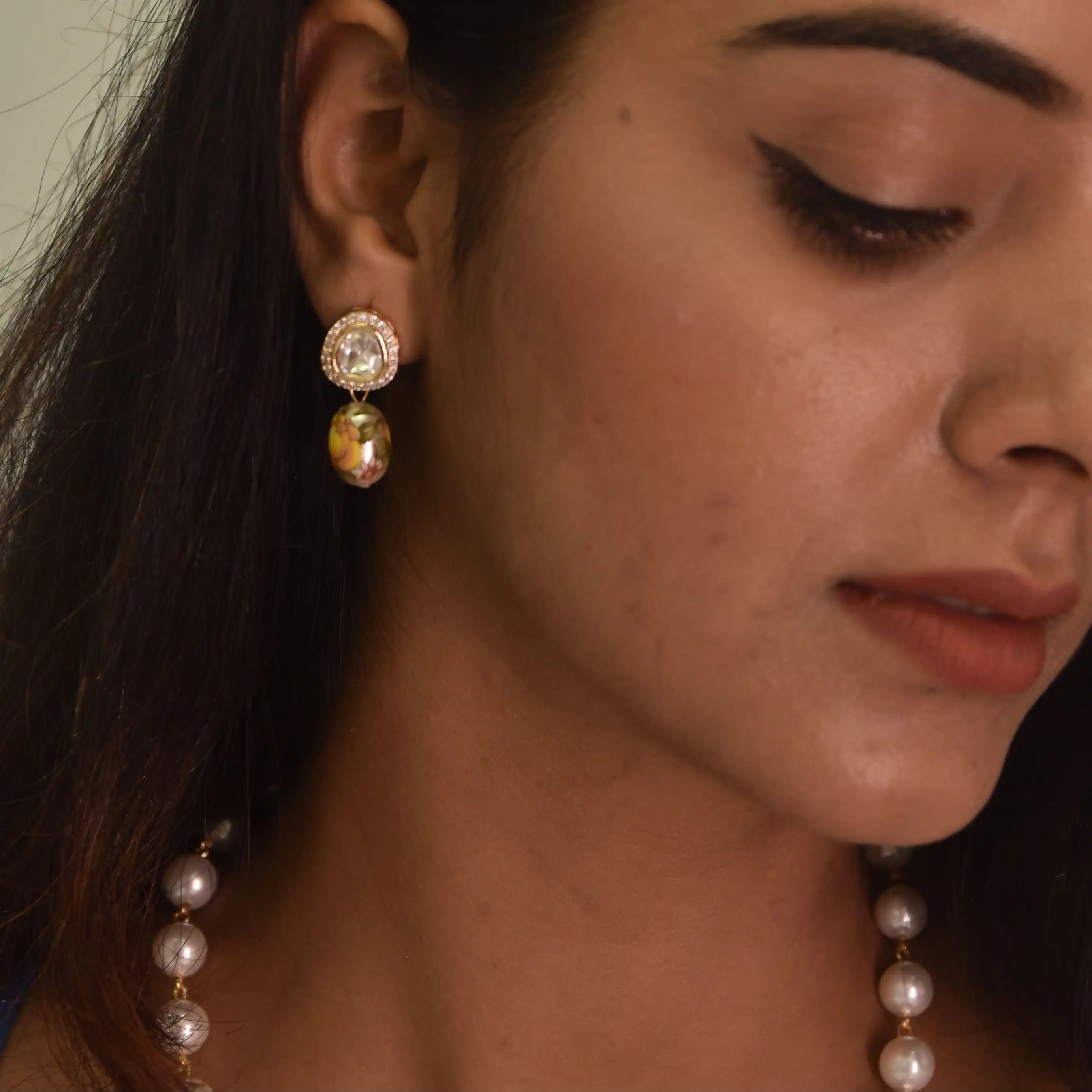Floral Elegance Kundan Set