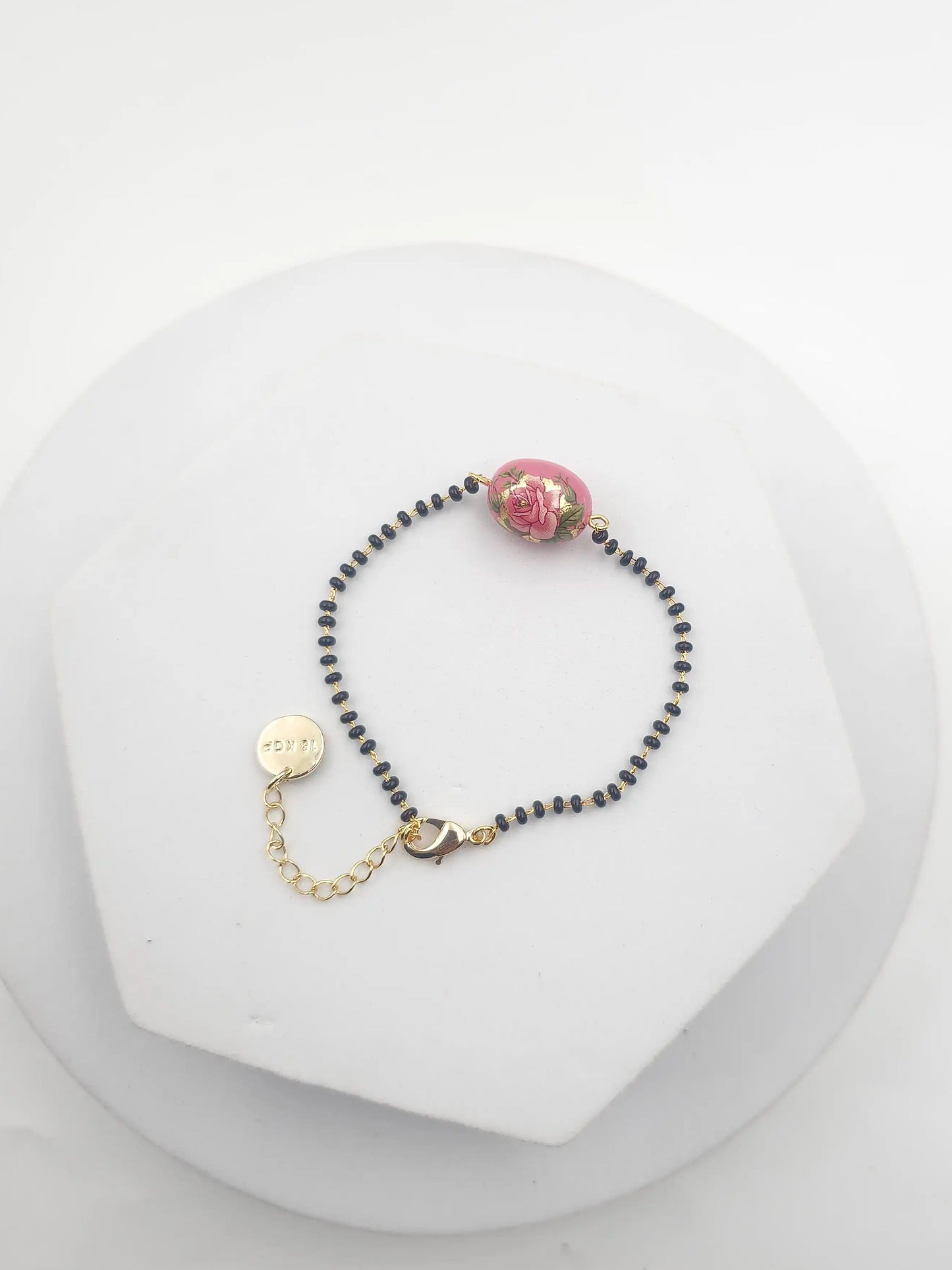 Japanese Decal Floral Hand MS Bracelet