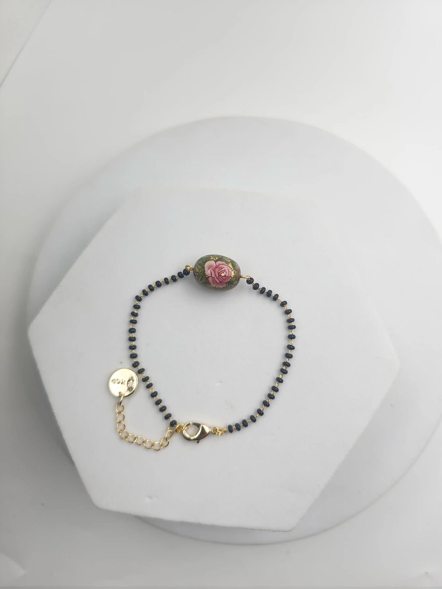 Japanese Decal Floral Hand MS Bracelet