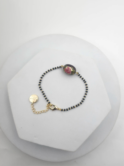 Japanese Decal Floral Hand MS Bracelet