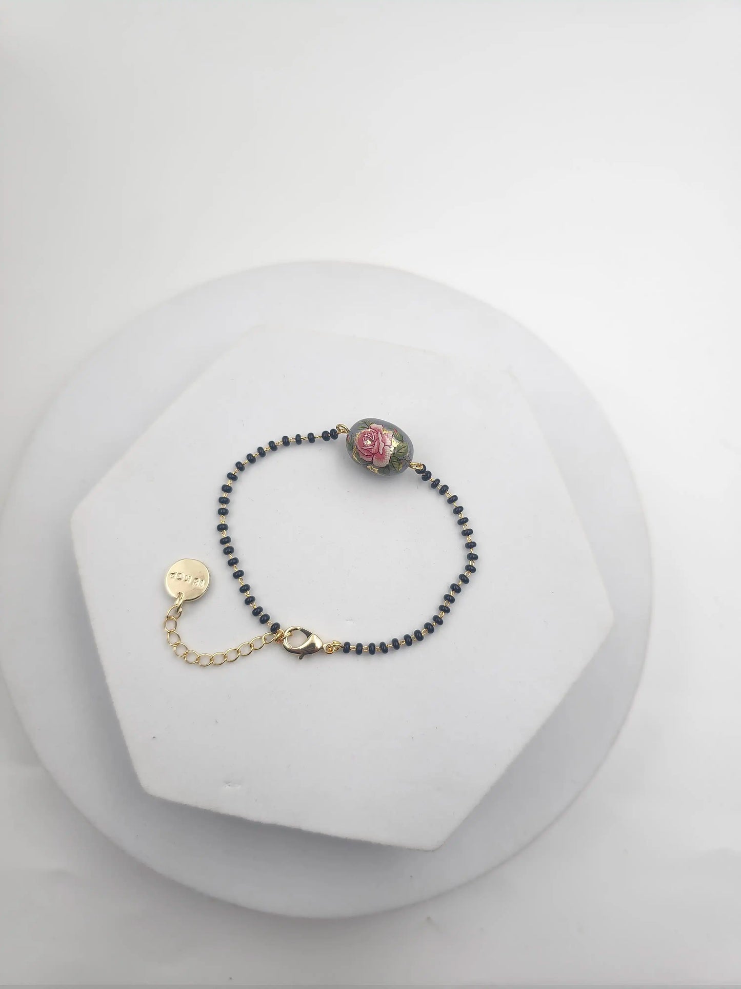 Japanese Decal Floral Hand MS Bracelet