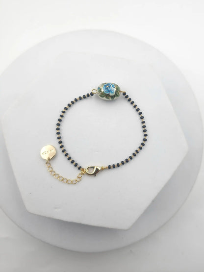 Japanese Decal Floral Hand MS Bracelet