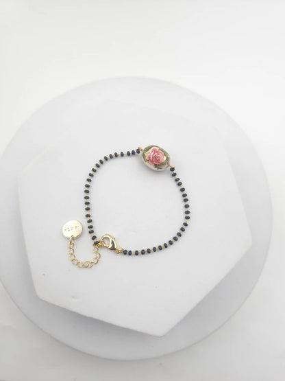 Japanese Decal Floral Hand MS Bracelet