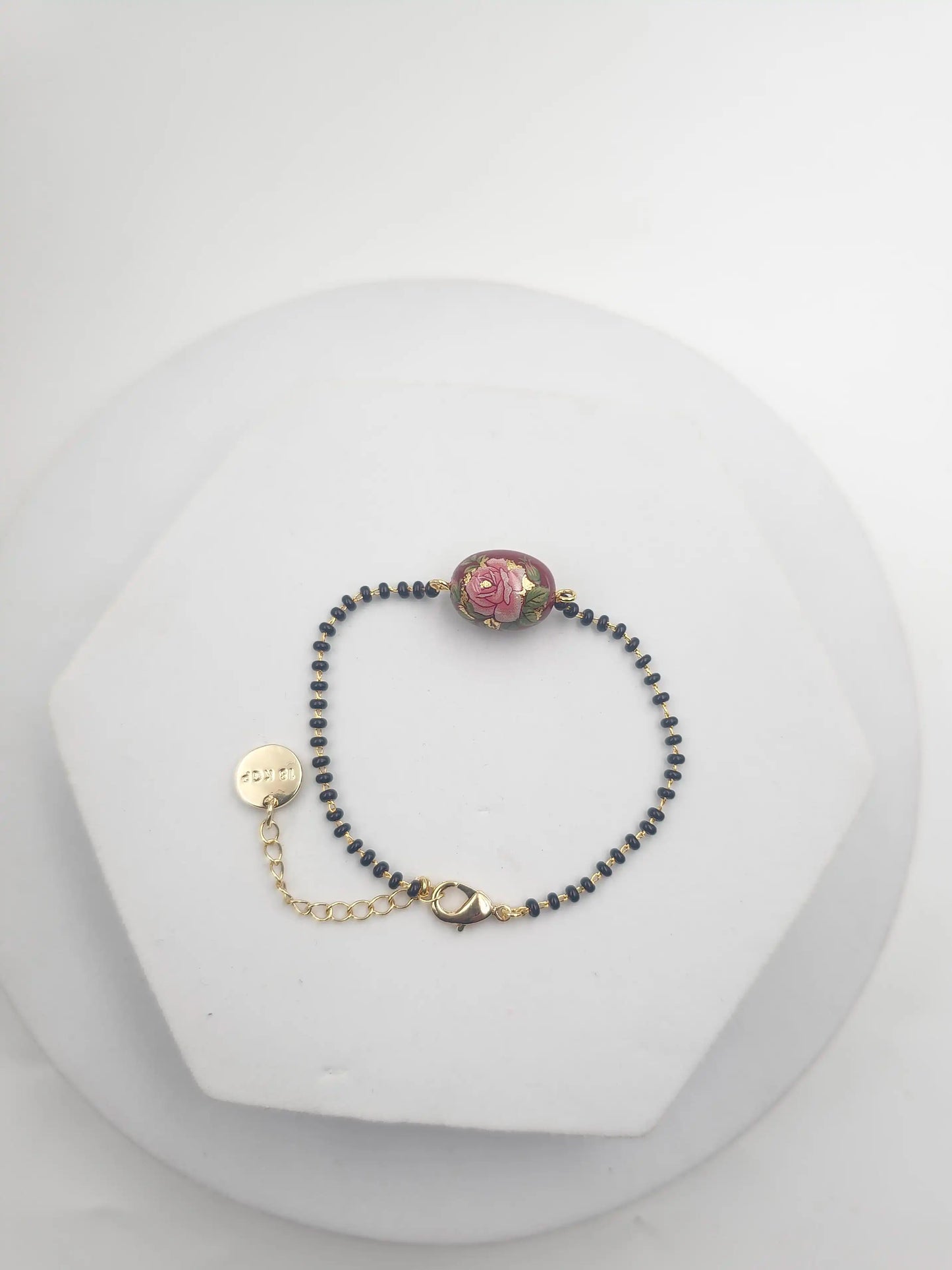 Japanese Decal Floral Hand MS Bracelet