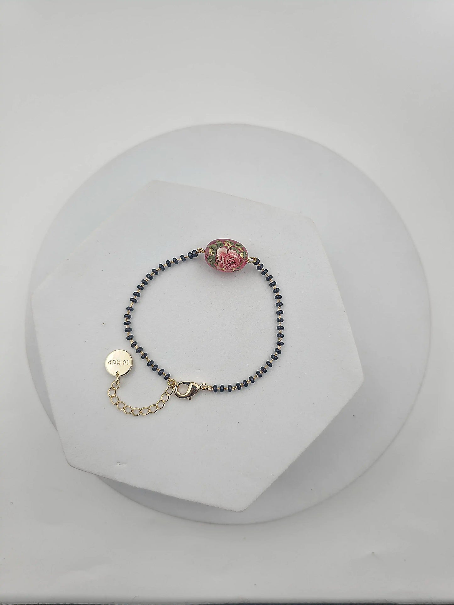 Japanese Decal Floral Hand MS Bracelet