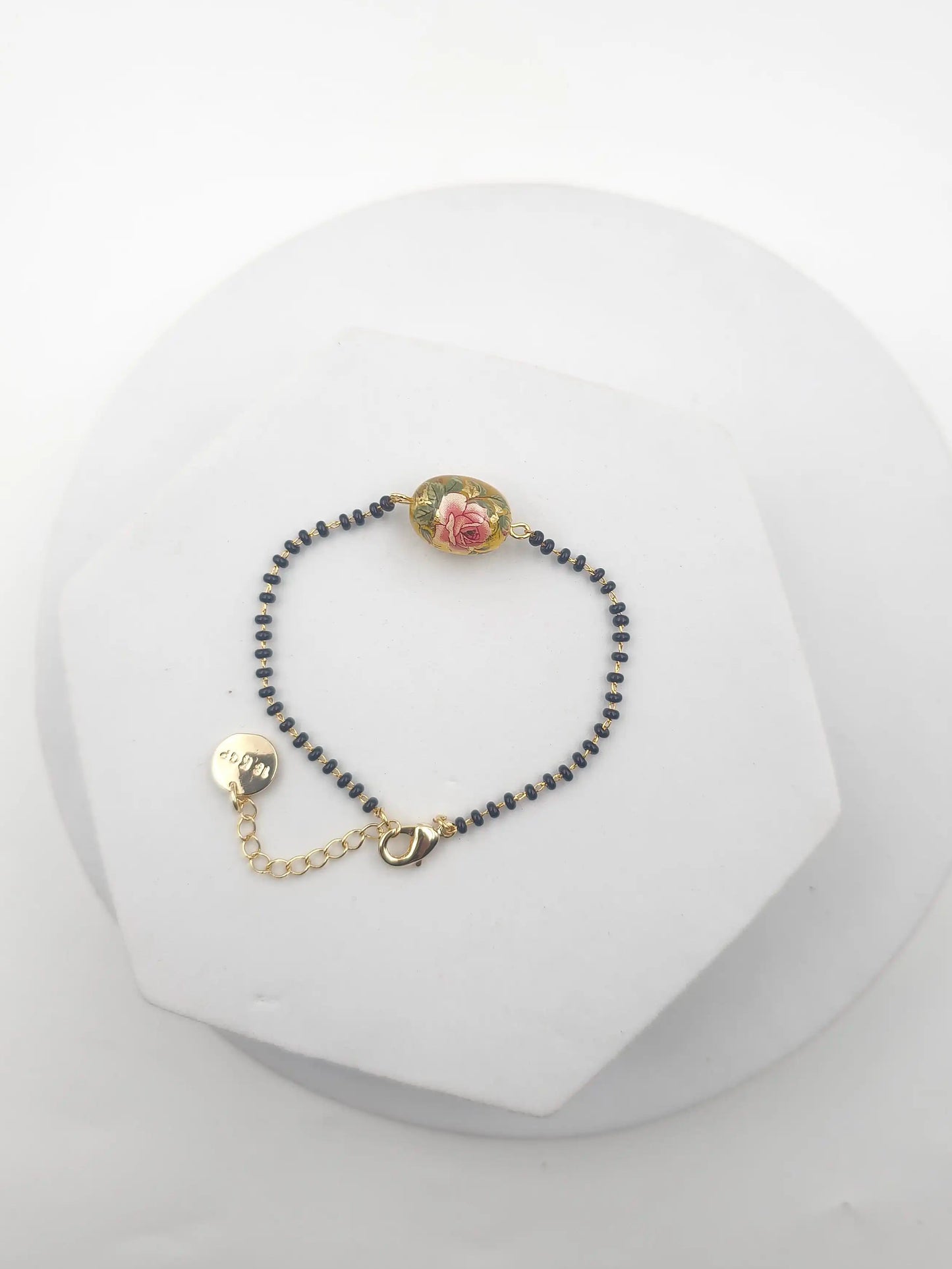 Japanese Decal Floral Hand MS Bracelet