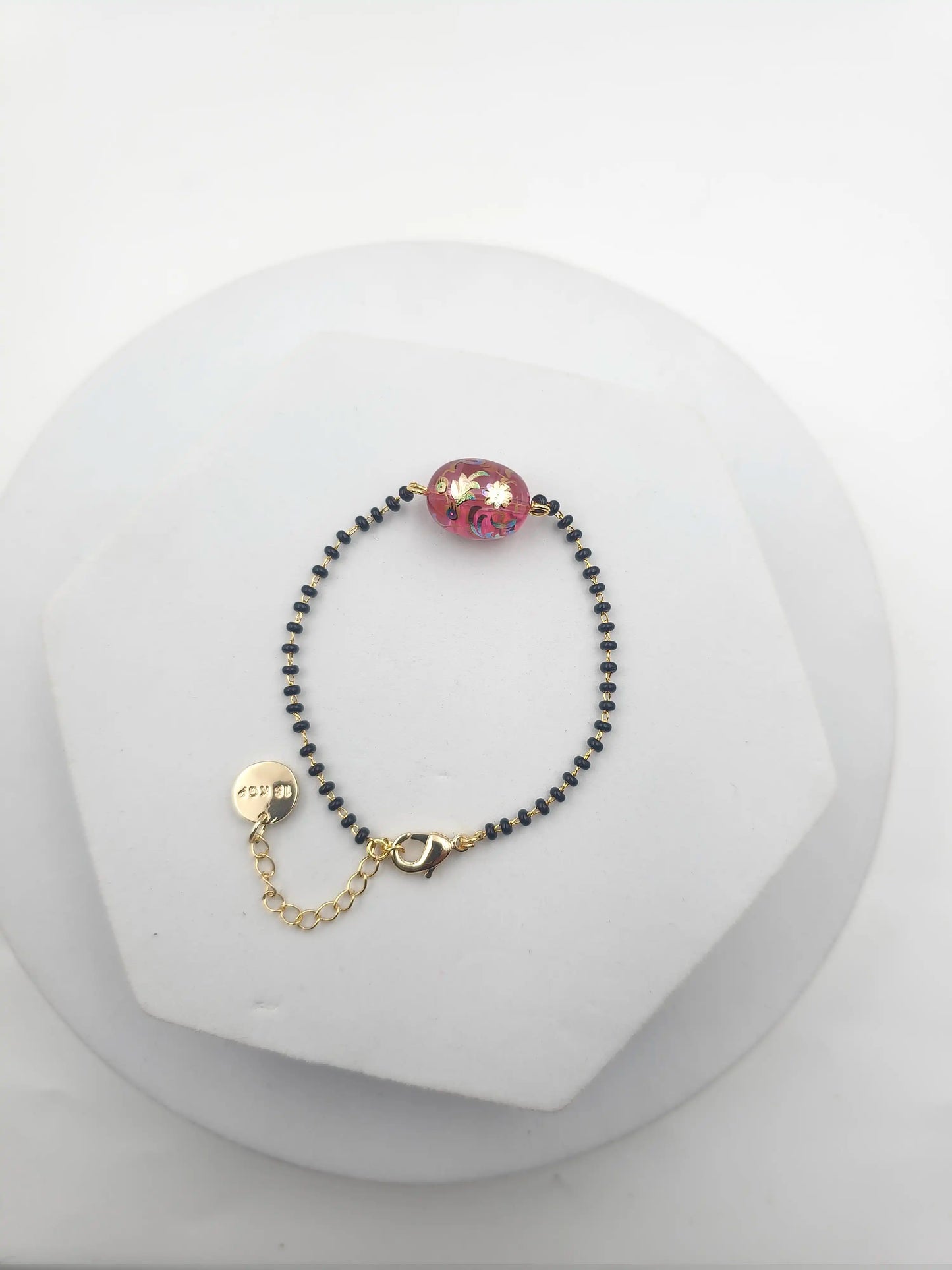 Japanese Decal Floral Hand MS Bracelet