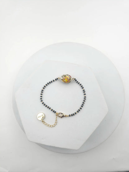 Japanese Decal Floral Hand MS Bracelet