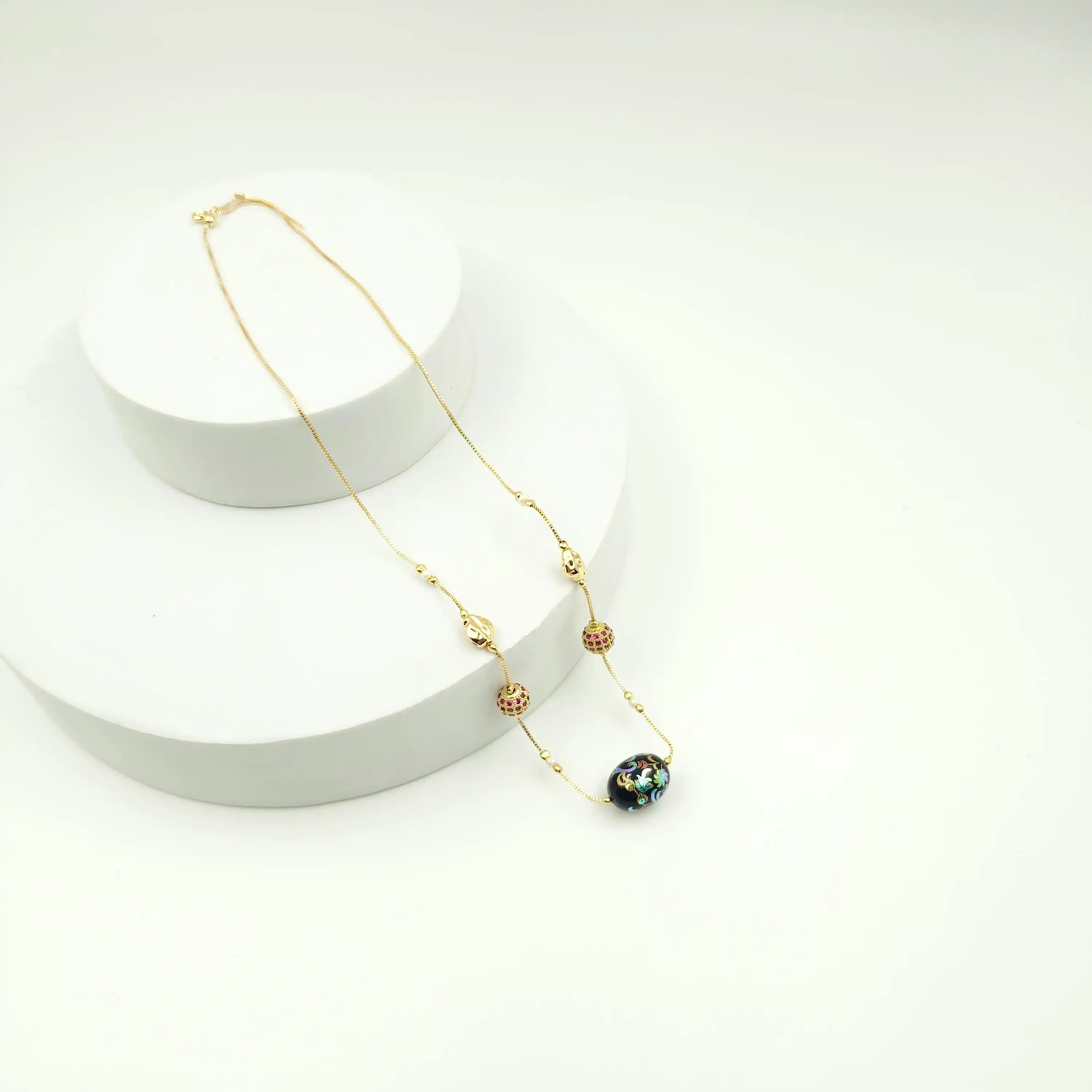 Floral Indian Dainty Necklace
