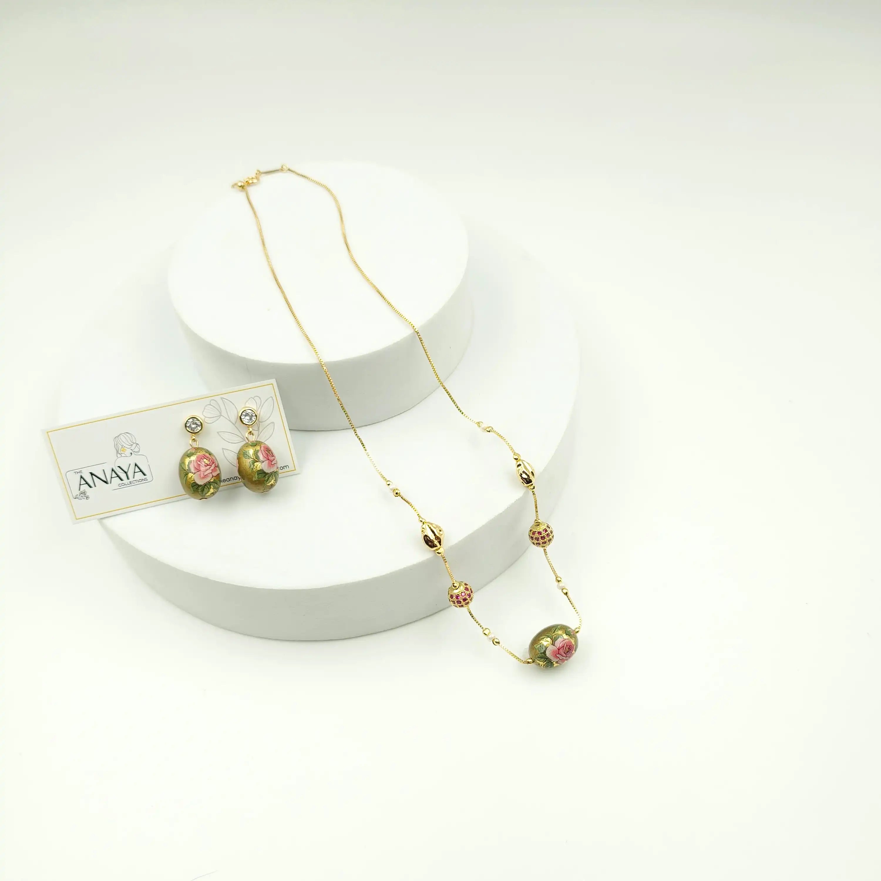 Floral Indian Dainty Set