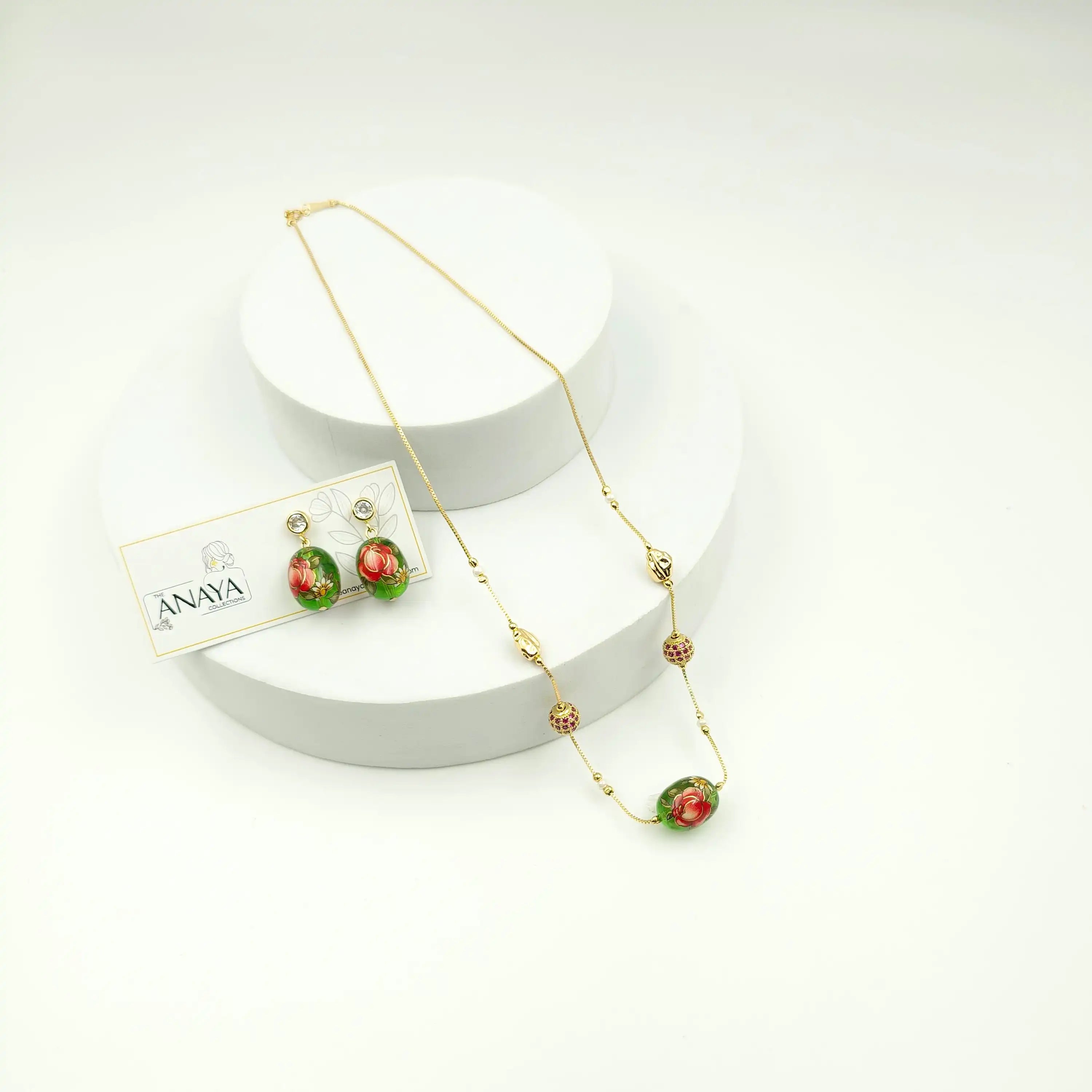 Floral Indian Dainty Set