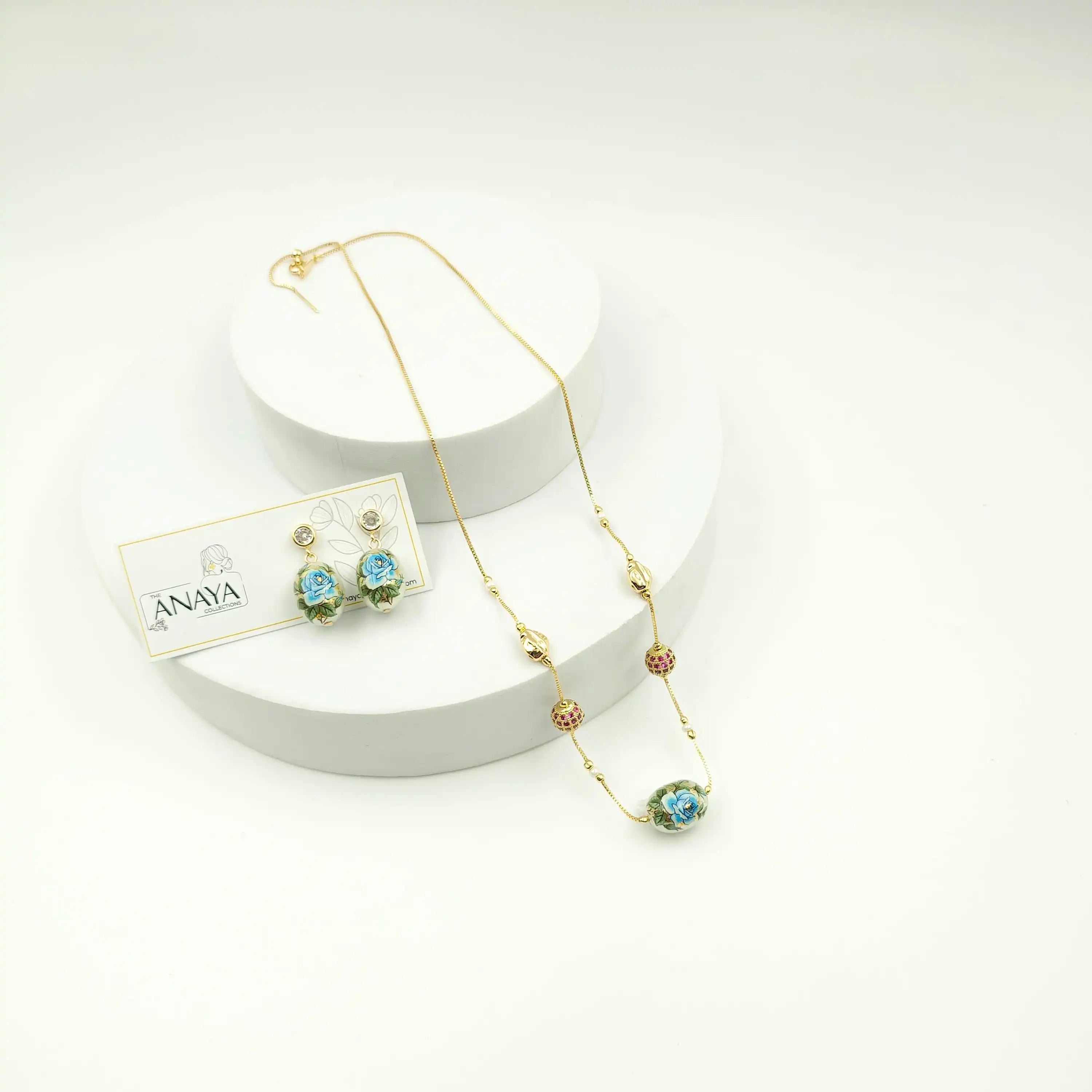 Floral Indian Dainty Set