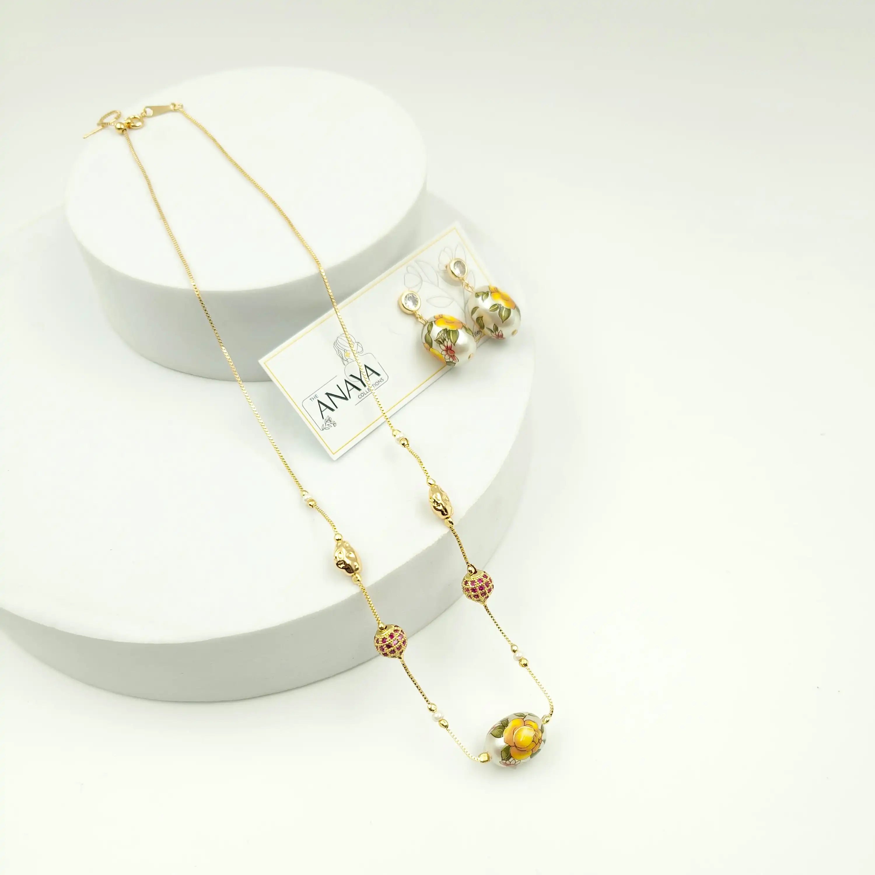 Floral Indian Dainty Set