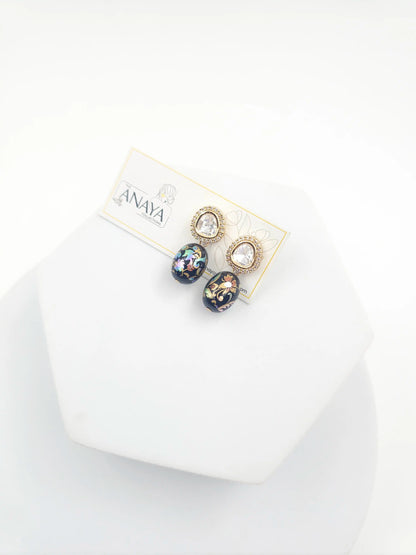 Floral Kundan Earrings