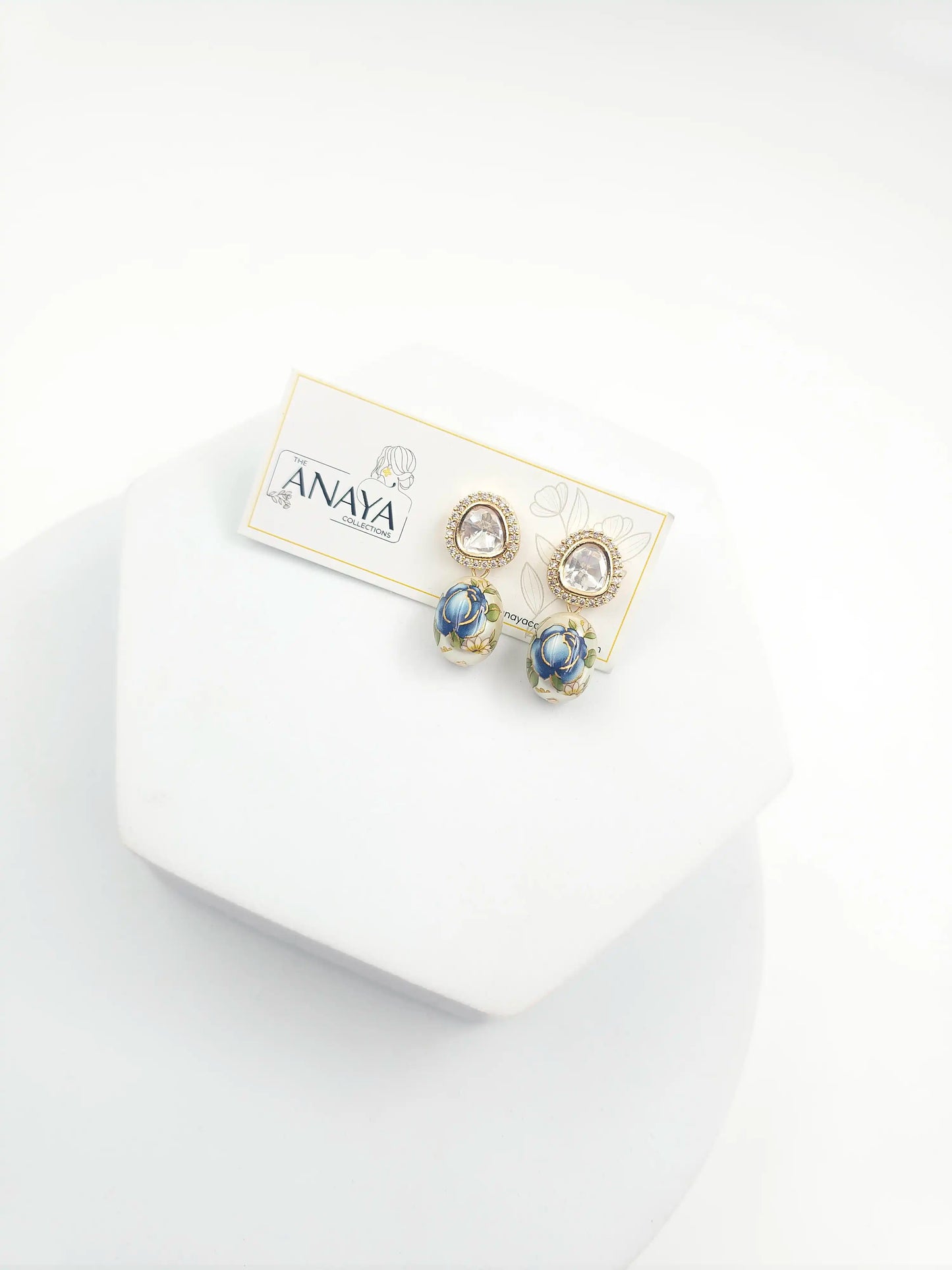 Floral Kundan Earrings