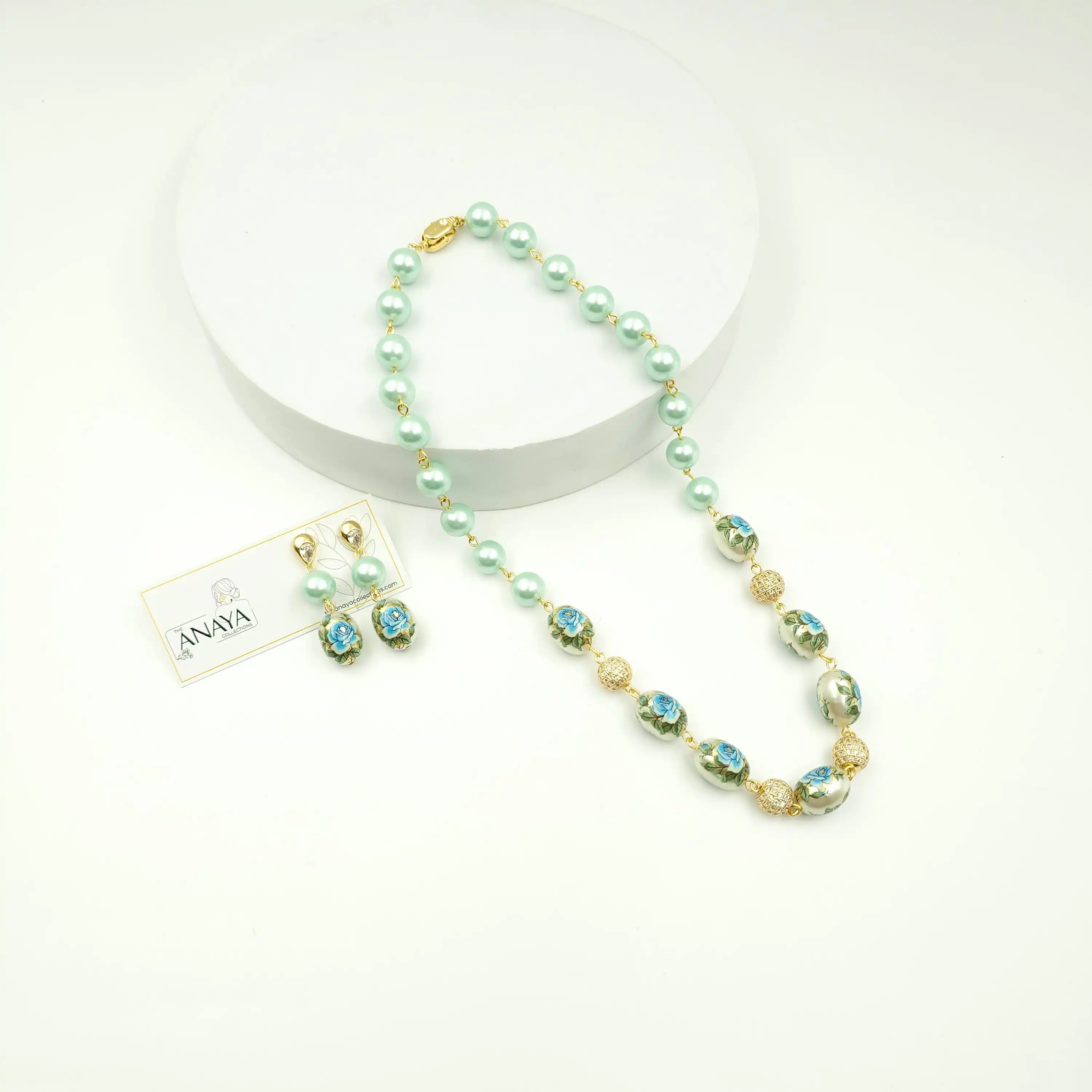 Floral Elegance Pearl Set